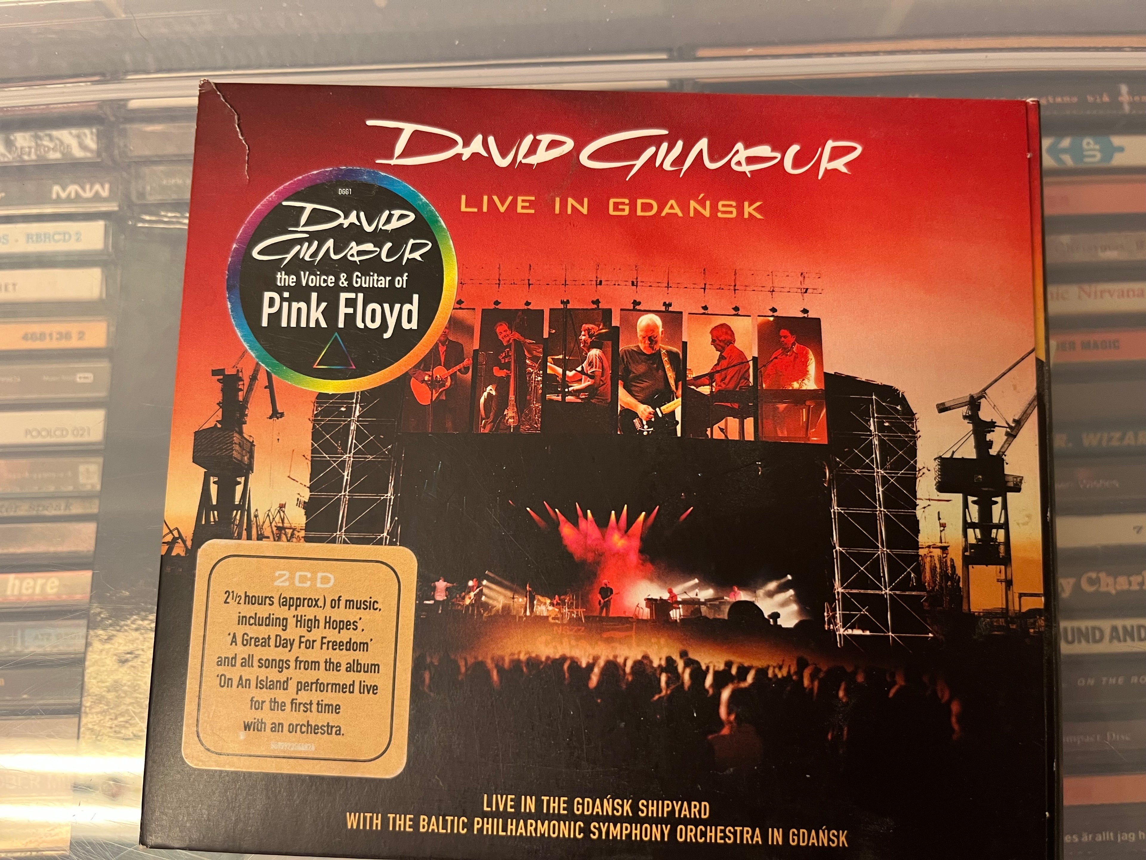 David Gilmour - Live In Gdansk 2CD (vg+/NM/vg)