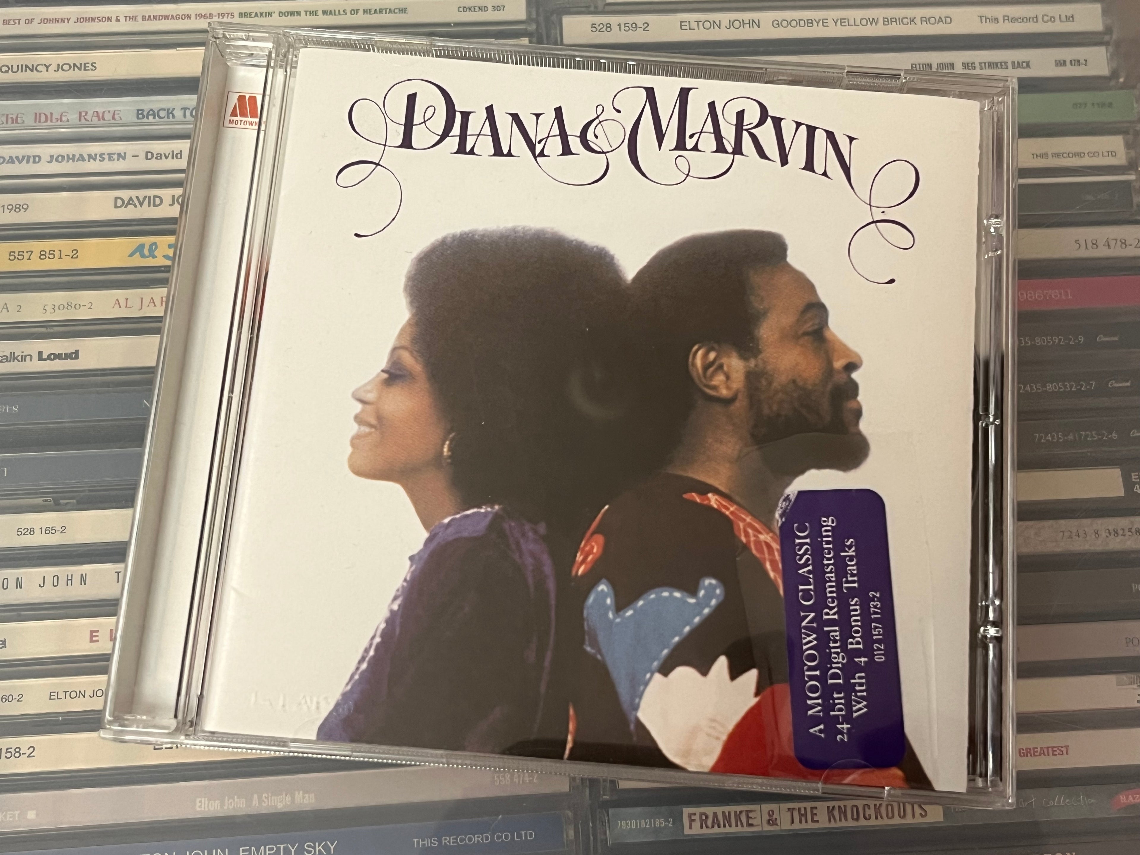 Diana Ross & Marvin Gaye ‎– Diana & Marvin (NM/NM) Remaster +4 bonusspår!