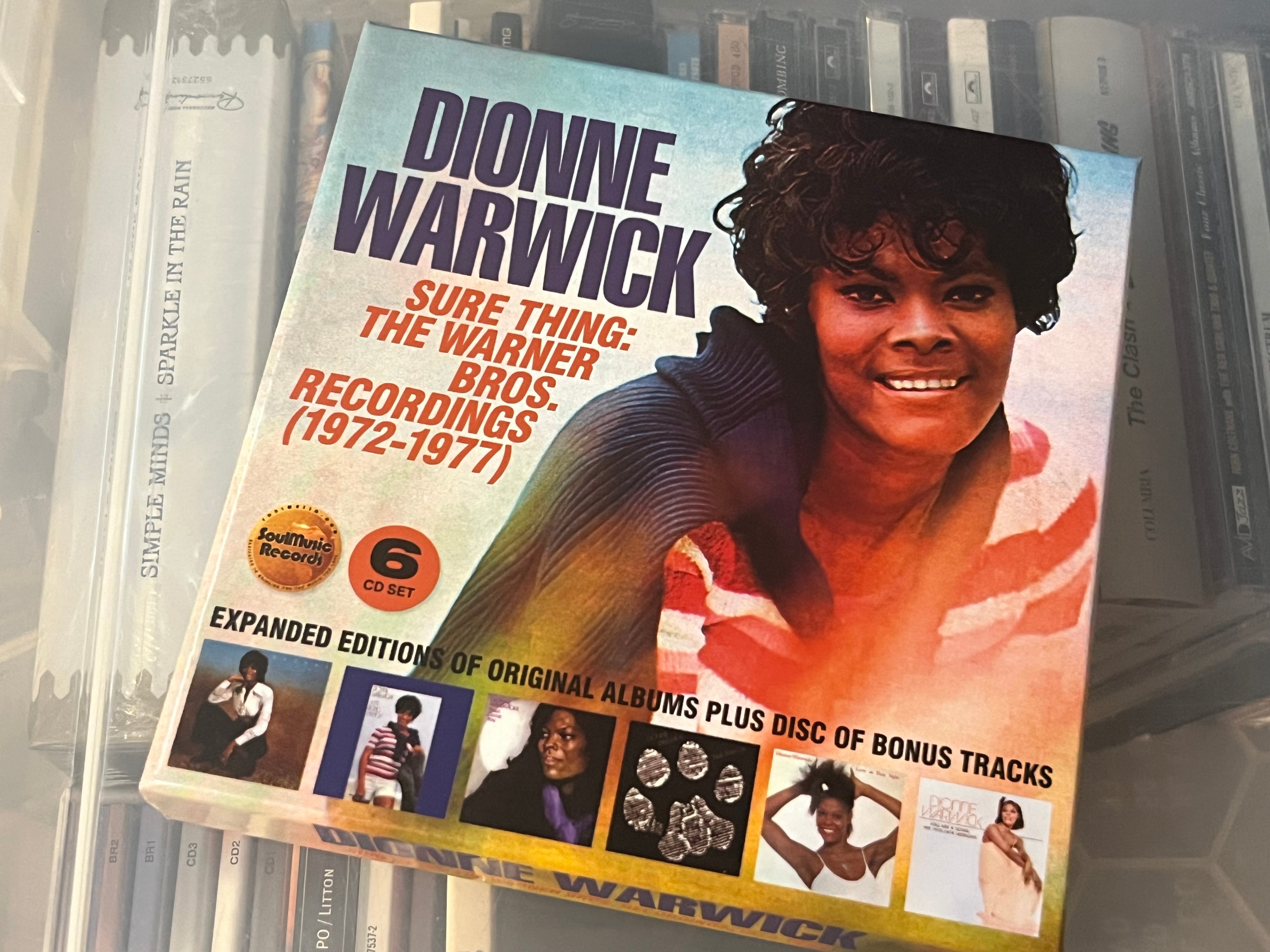 Dionne Warwick ‎– Sure Thing: The Warner Bros. Recordings (1972-1977) (NM/NM) UK-23 6CD-Box! Remaster +massa bonusspår!