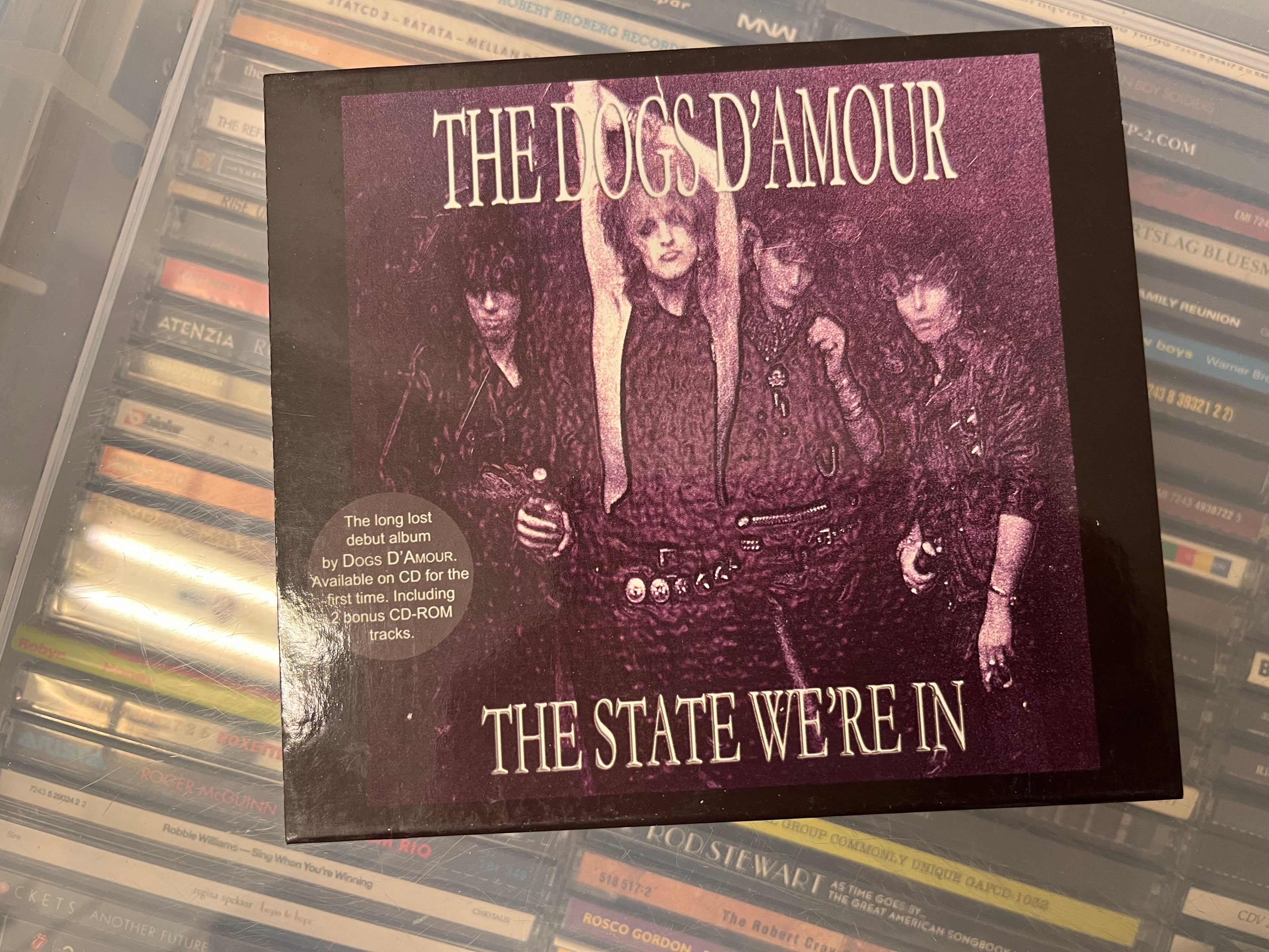 The Dogs D'Amour - The State We're In (NM/NM) med slipcase