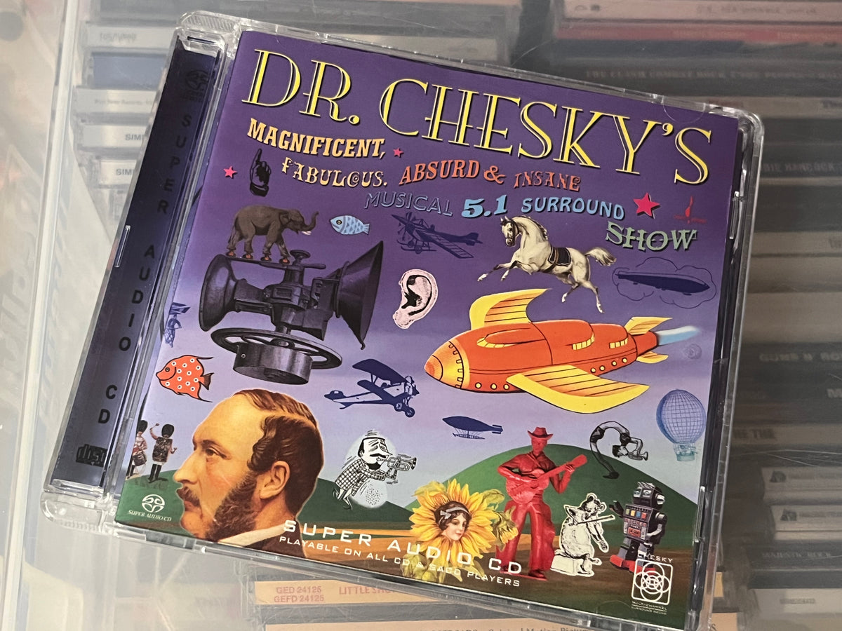 David Chesky ‎– Dr. Chesky's Magnificent, Fabulous, Absurd & Insane Musical 5.1 Surround Show (NM/NM) Super Audio-CD Hybrid