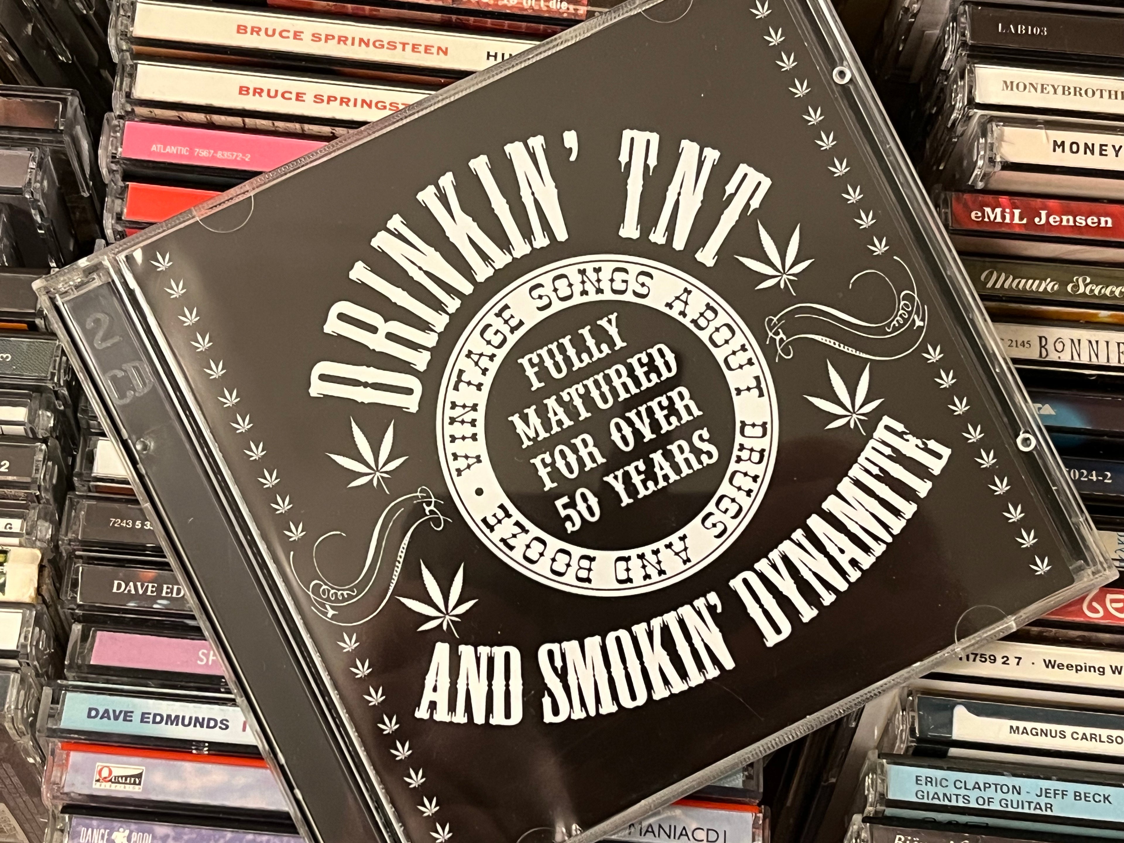 Various – Drinkin' TNT And Smokin' Dynamite (Vintage Songs About Drugs And Booze) (NM/NM) 2CD