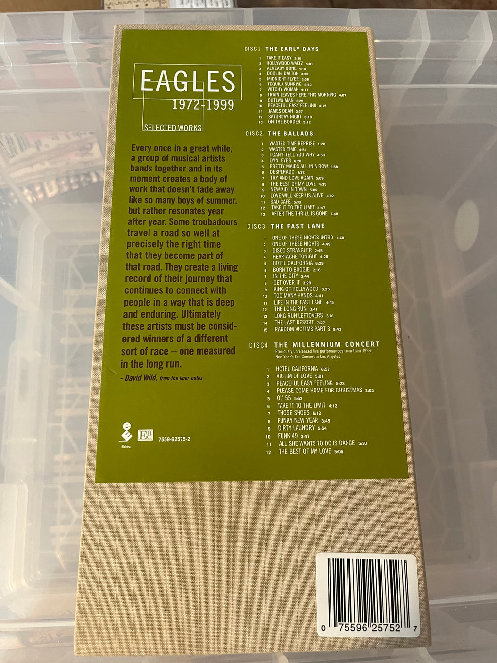 Eagles – Selected Works 1972-1999 (NM/vg+) EU-00 4CD Longbox