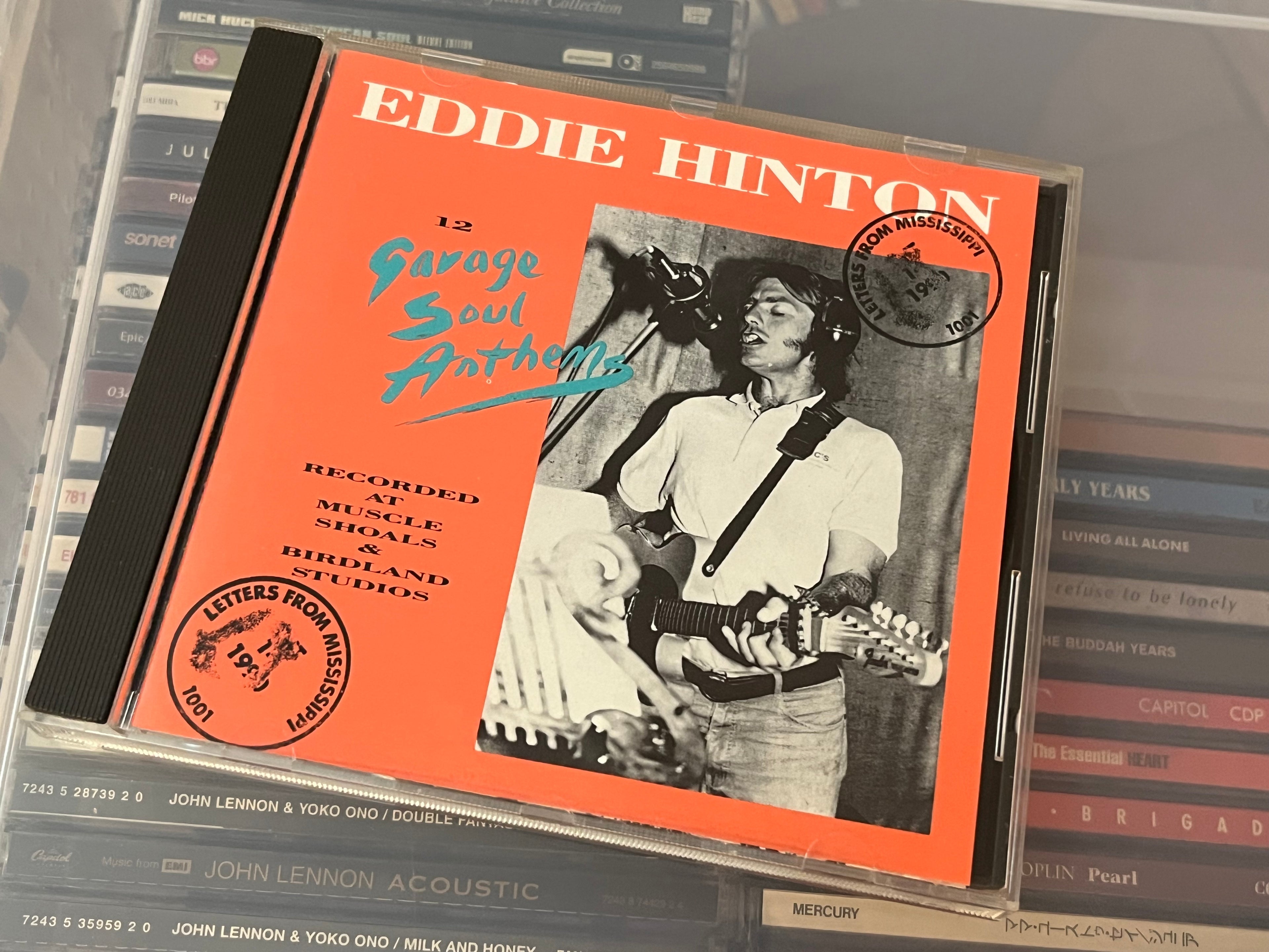 Eddie Hinton ‎– Letters From Mississippi (12 Garage Soul Anthems) (NM/NM) ***RARE BLUES***