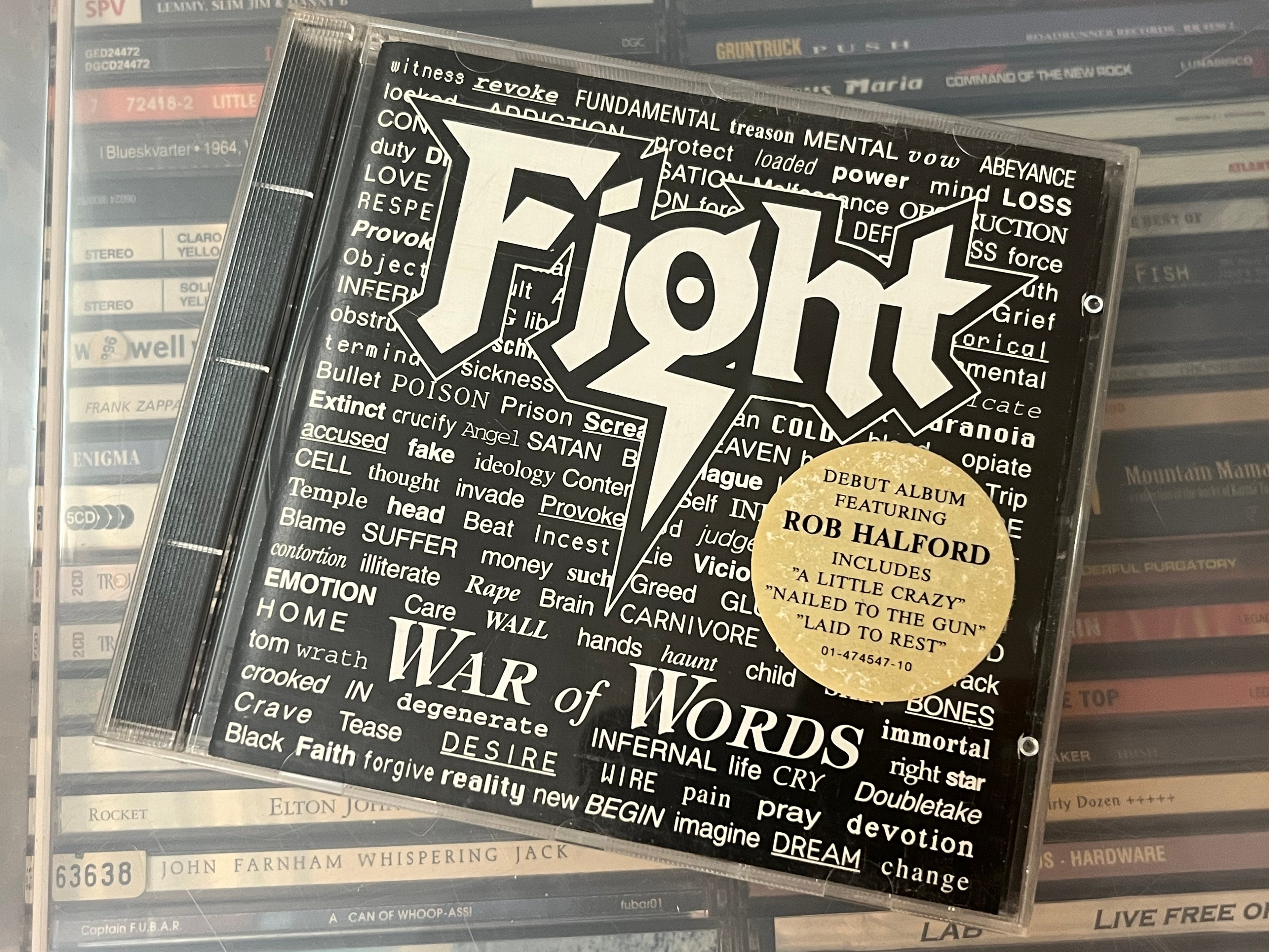 Fight ‎– War Of Words (NM/NM) *Rob Halford*