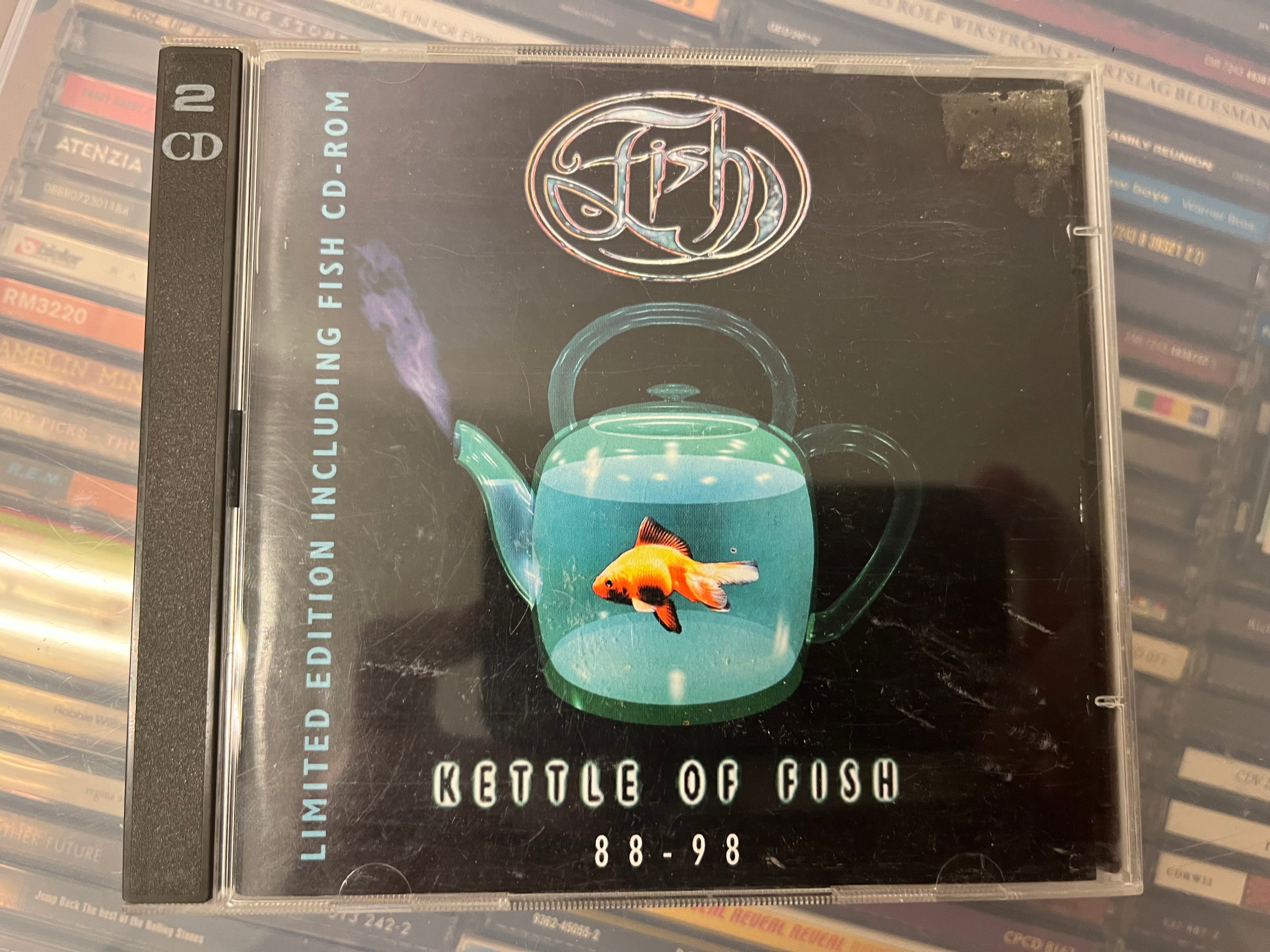 Fish - Kettle of Fish 88-98 CD+CDrom (vg+/NM/vg+)