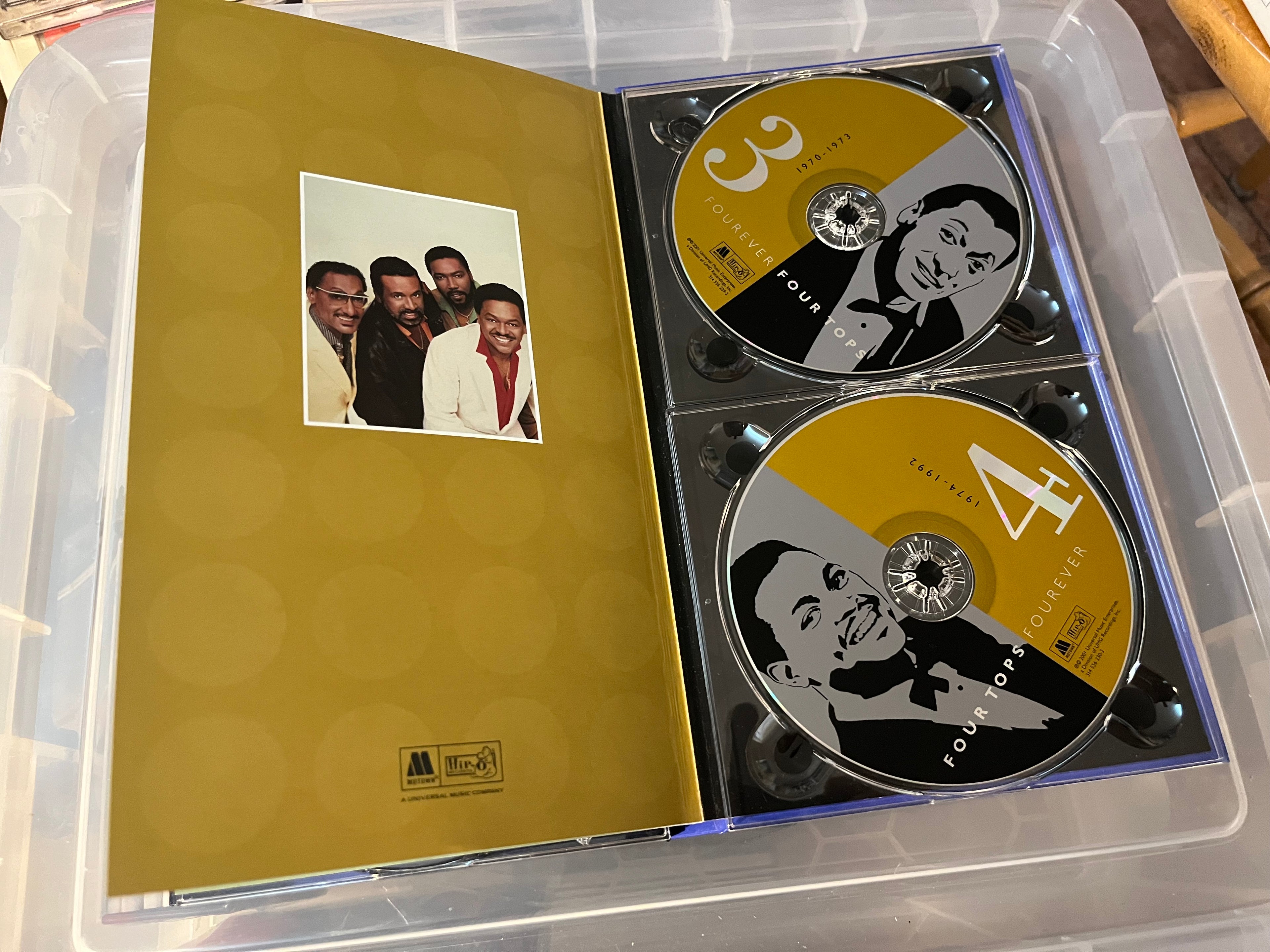 Four Tops ‎– Fourever (NM/NM) US-01 4CD Longbox!