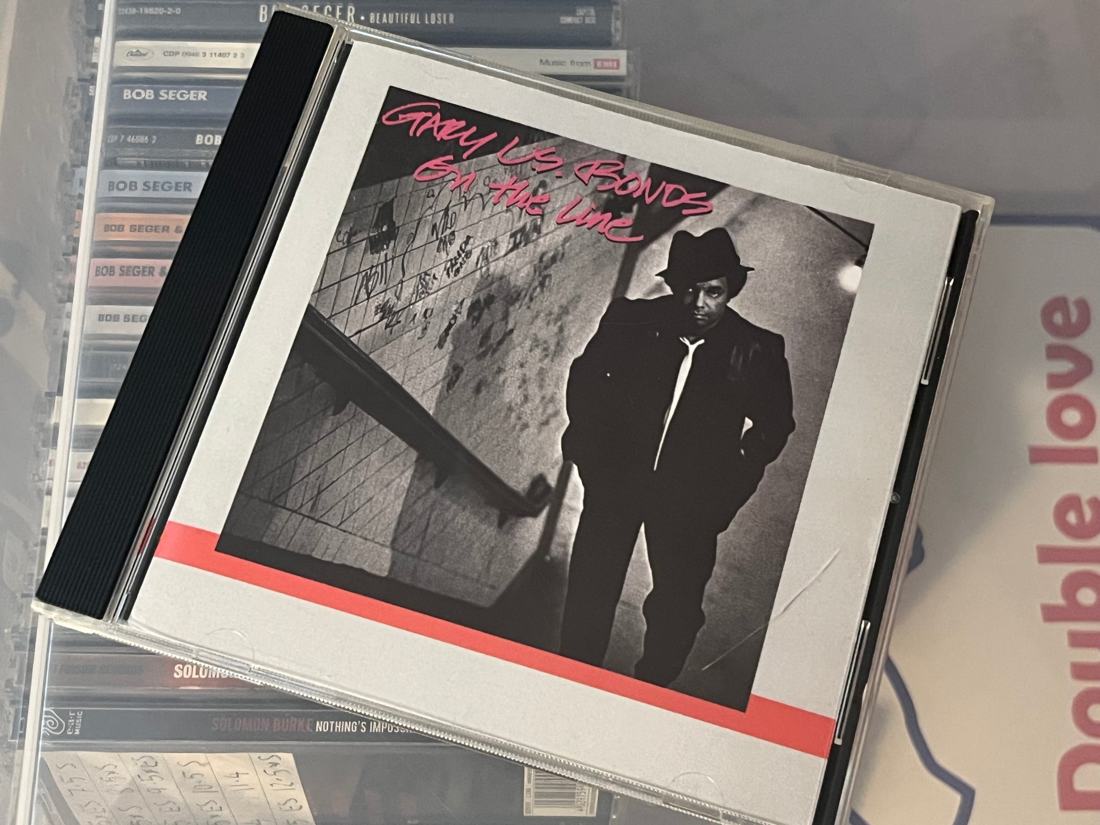 Gary U.S. Bonds ‎– On The Line (NM/NM) Enda cd-versionen!