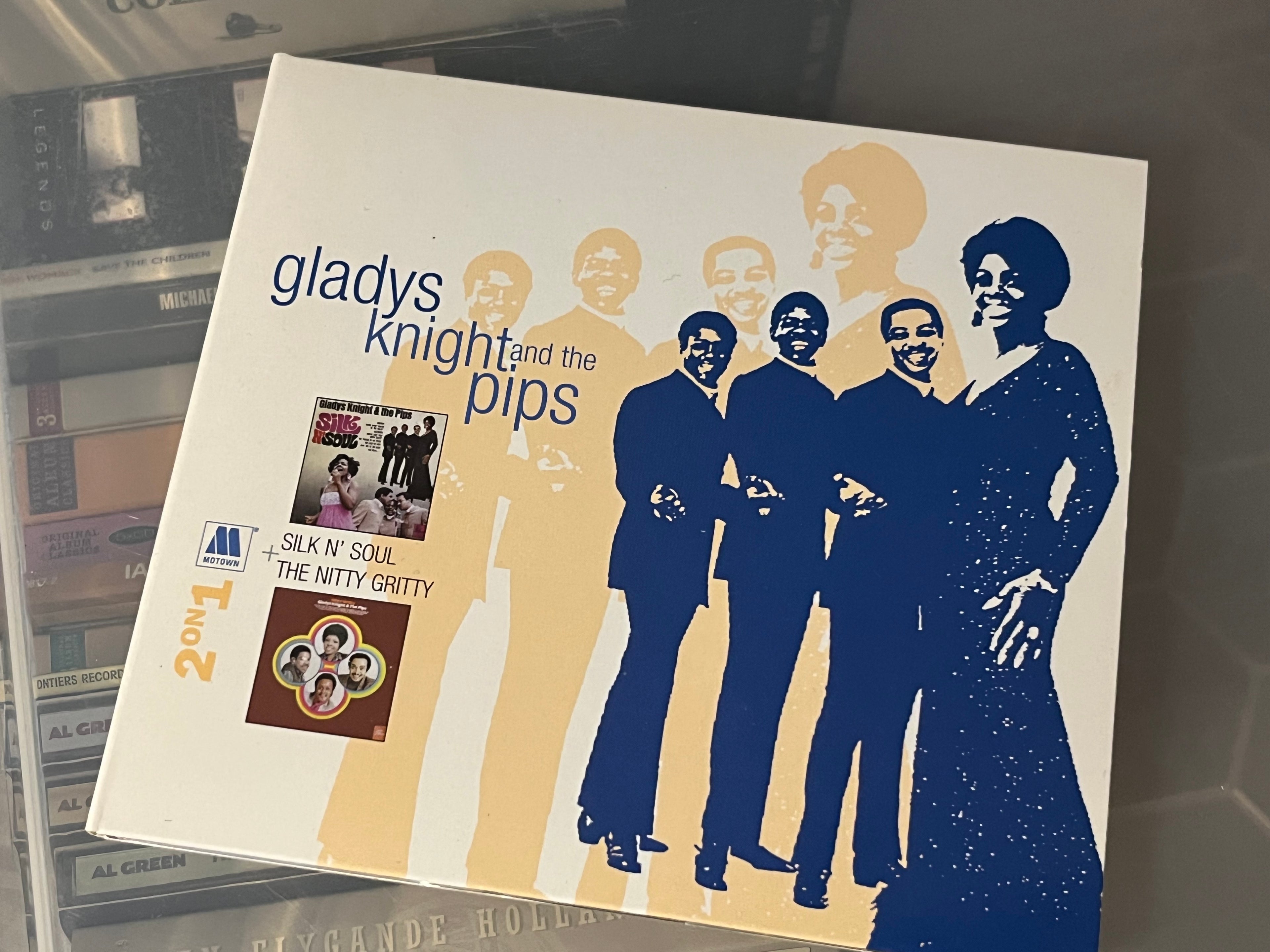 Gladys Knight And The Pips – Silk N' Soul + The Nitty Gritty (NM/NM) EU-06 Remaster +2 bonusspår!