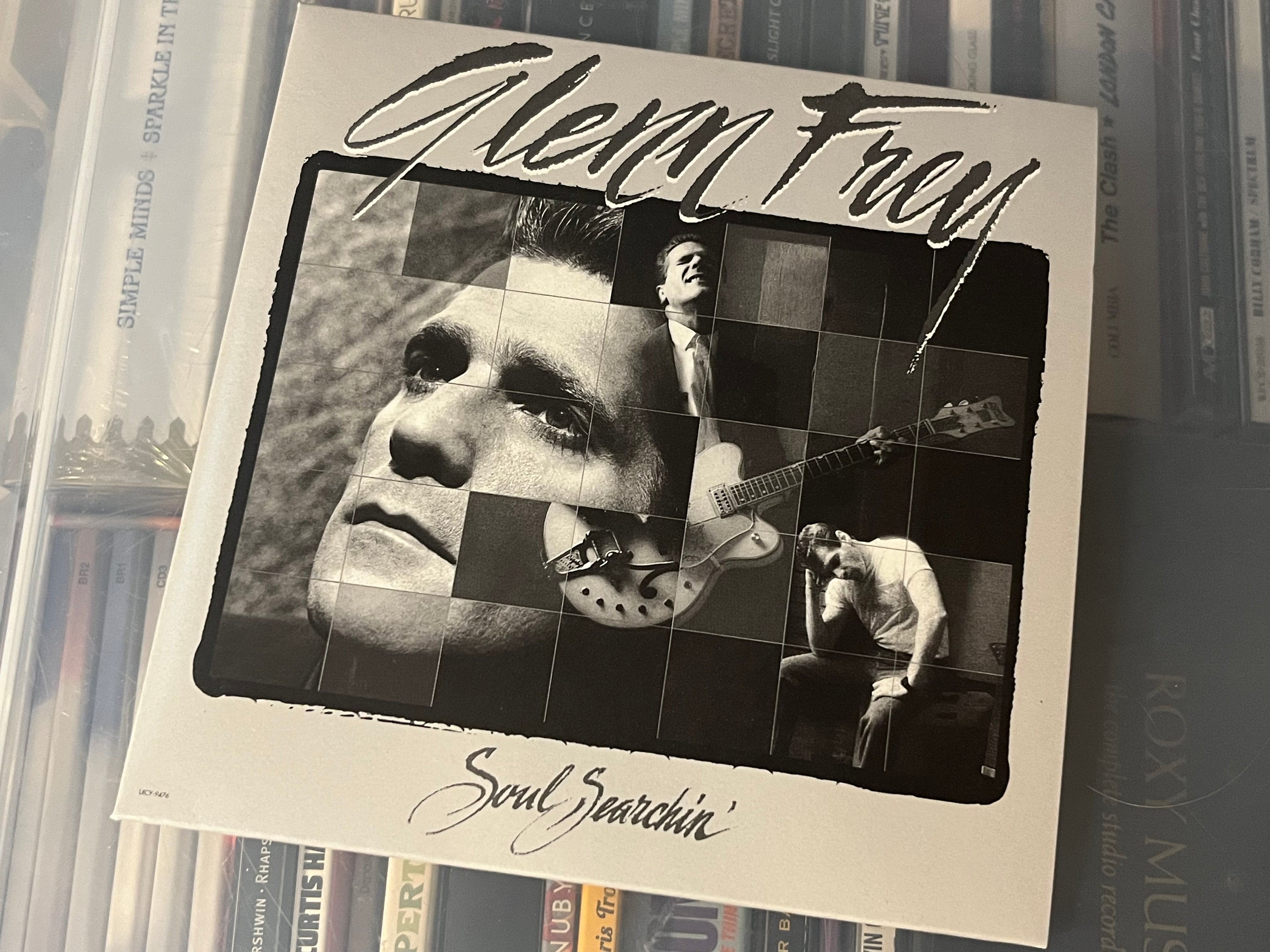 Glenn Frey ‎– Soul Searchin' (NM/NM) JAPAN-04 med insert - OBI saknas