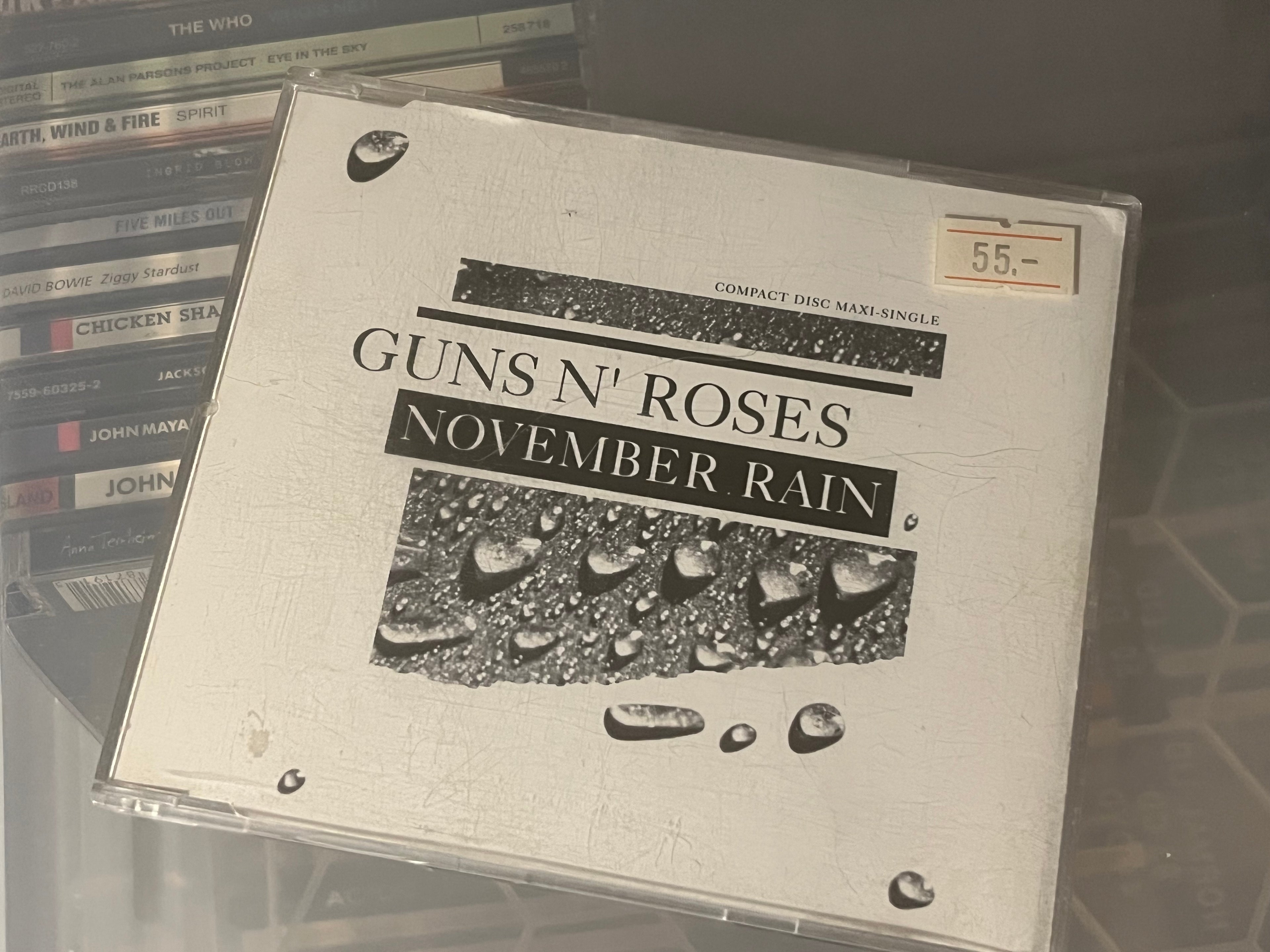 Guns N' Roses - November Rain (vg/vg+) 3-spårs single slimcase