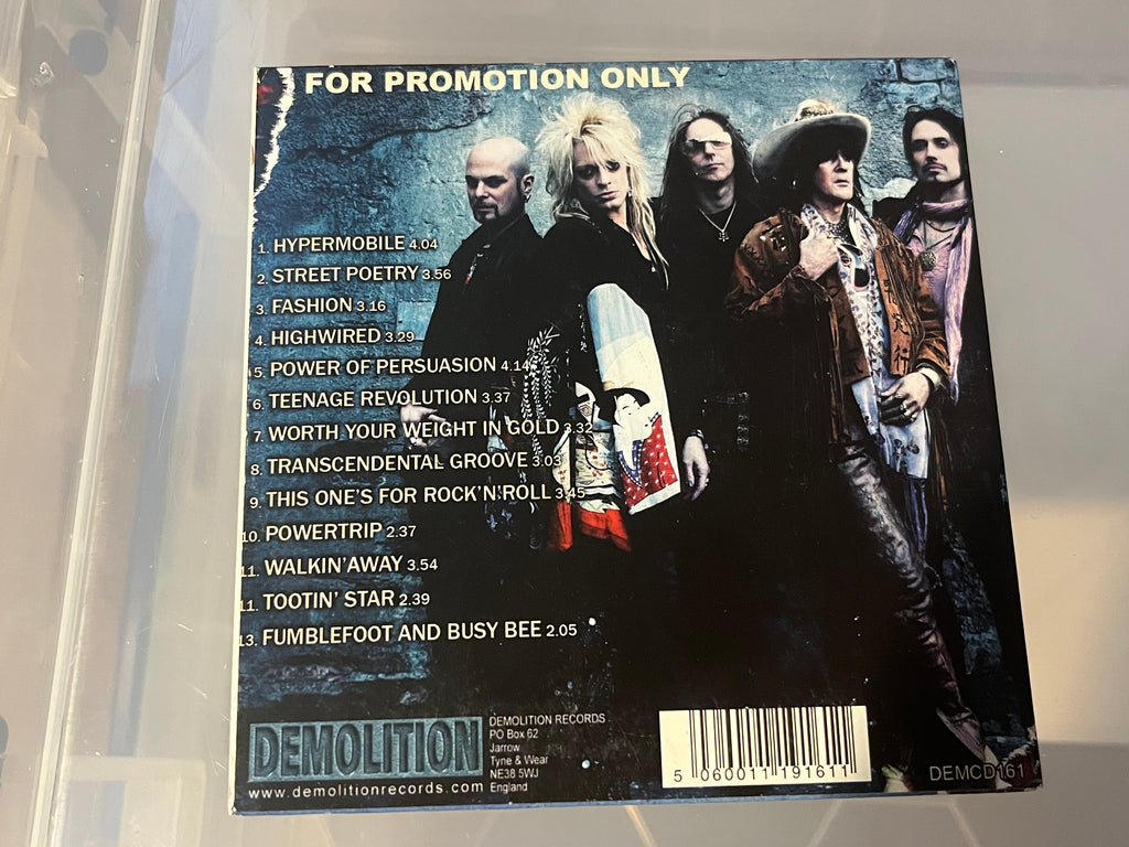 Hanoi Rocks - Street Poetry (NM/vg+) promo cd