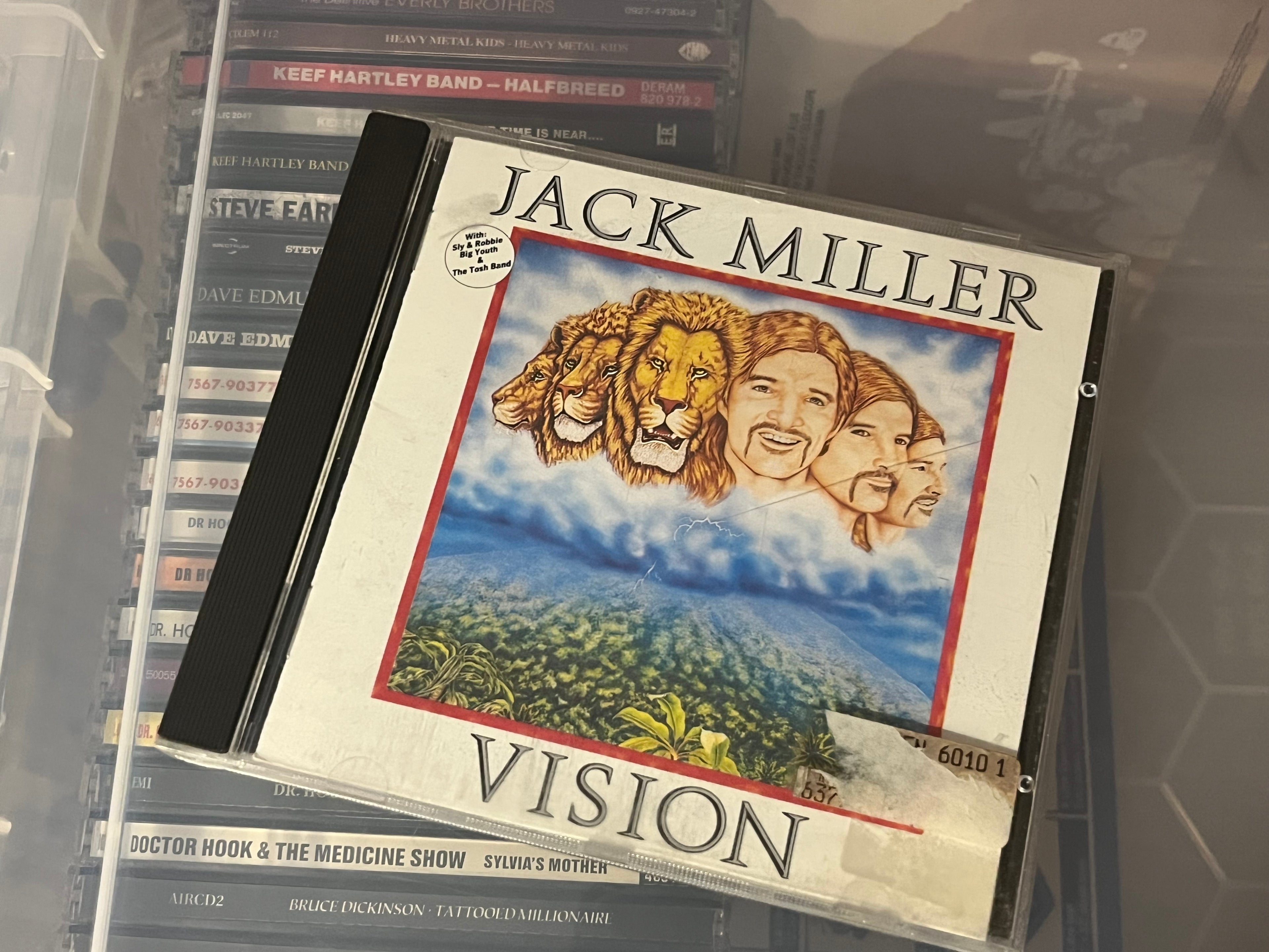 Jack Miller With Sly & Robbie, Big Youth & The Tosh Band ‎– Vision (NM/NM)