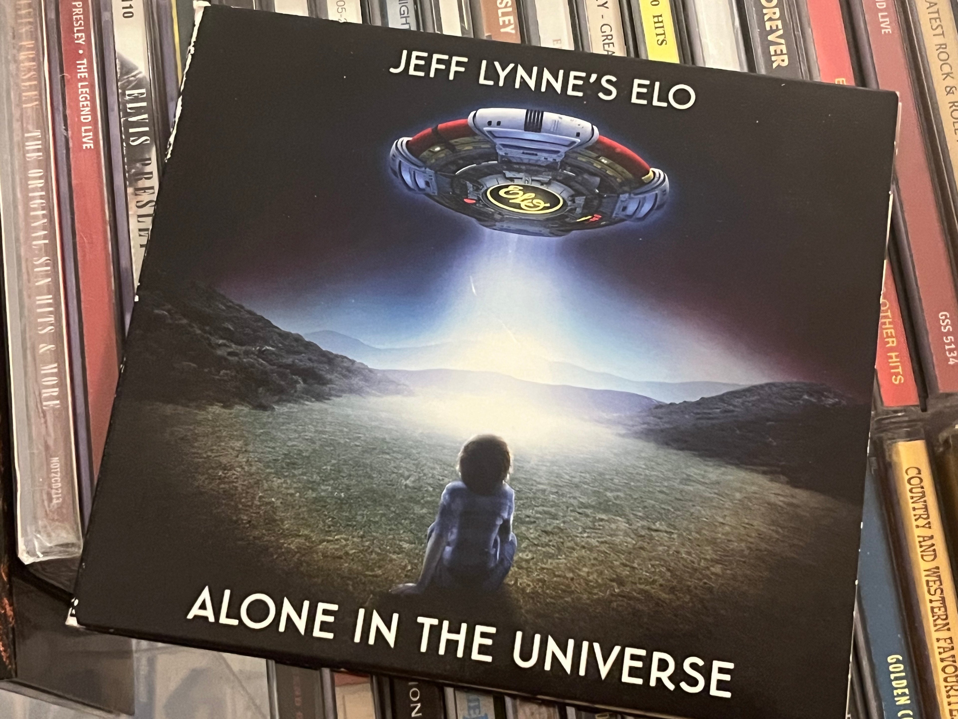 Jeff Lynne's ELO – Alone In The Universe (NM/vg) fin skiva - sliten digi