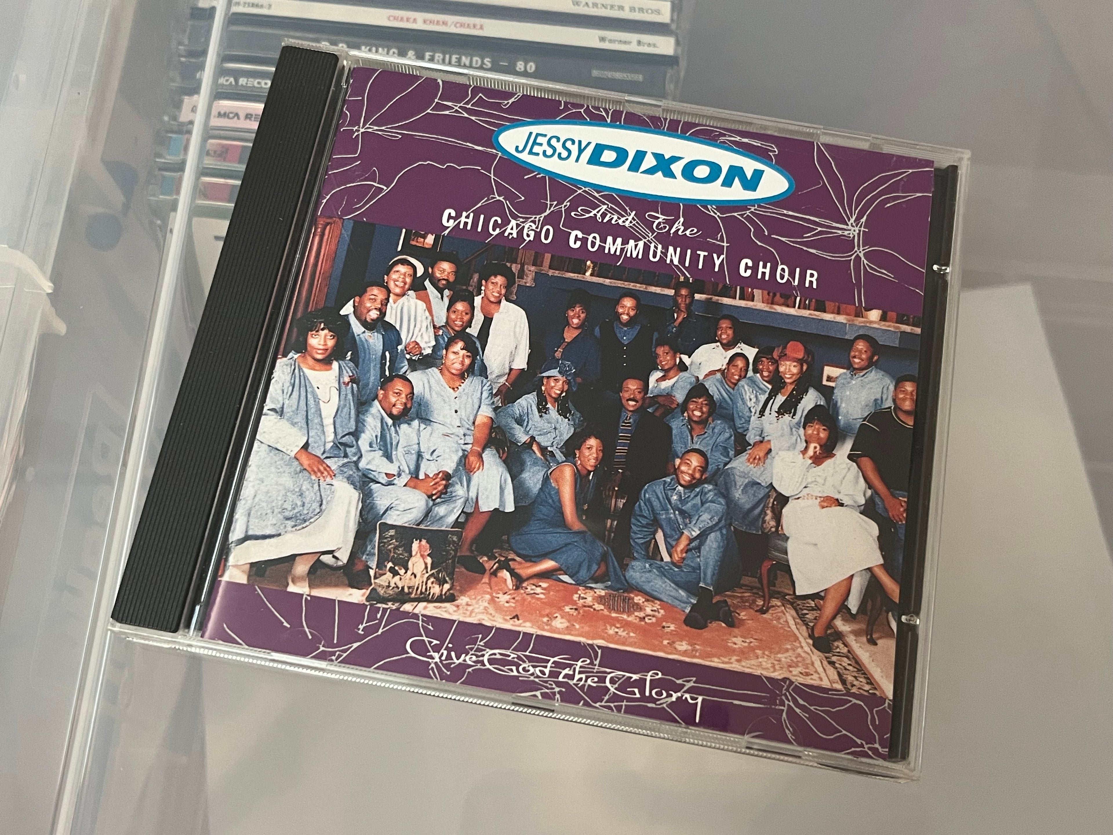 Jessy Dixon And The Chicago Community Choir ‎– Give God The Glory (NM/NM)