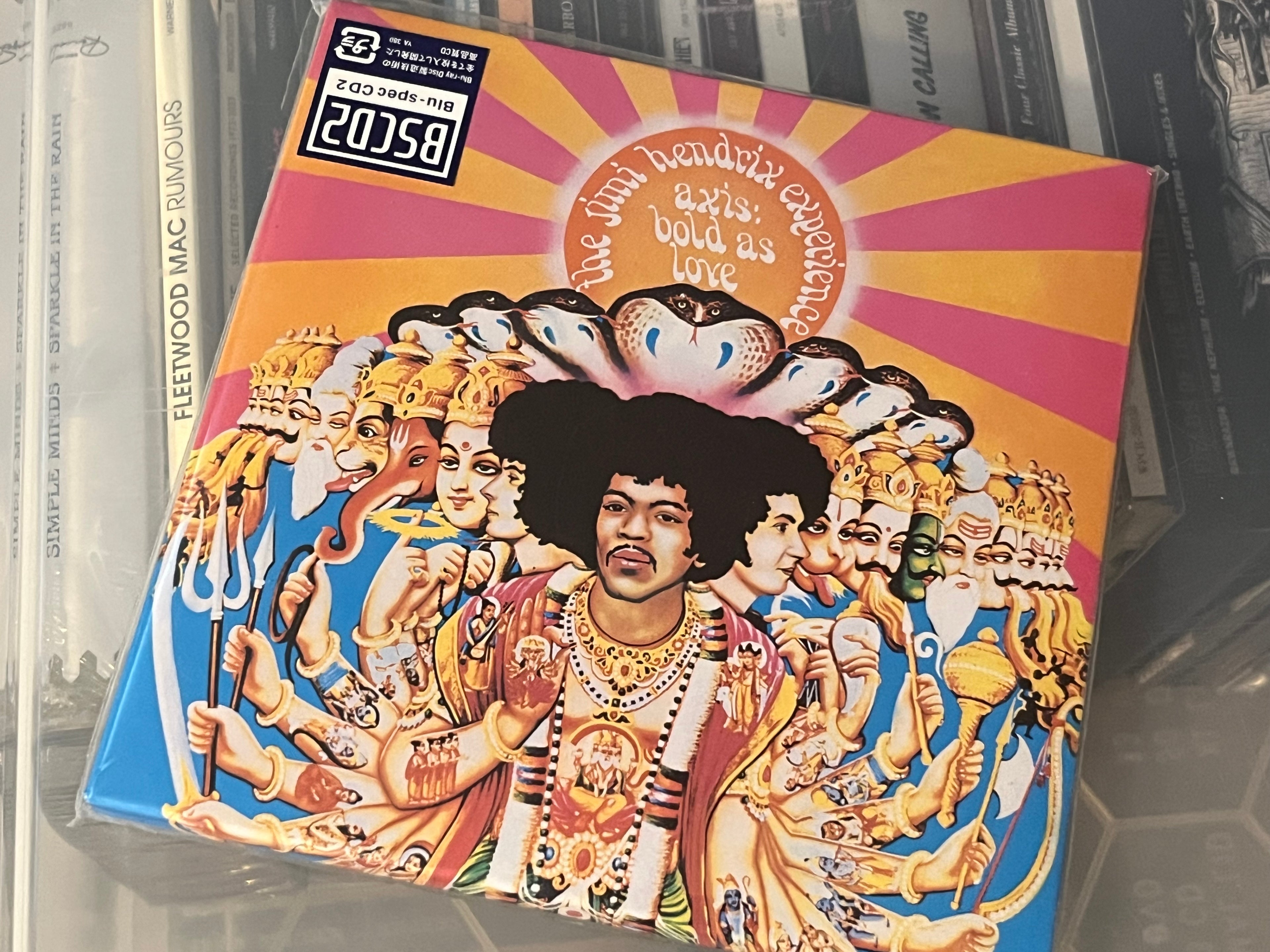 The Jimi Hendrix Experience – Axis: Bold As Love (NM/NM) JAPAN-13 Limited Ed. Blu-spec CD2 Komplett med OBI