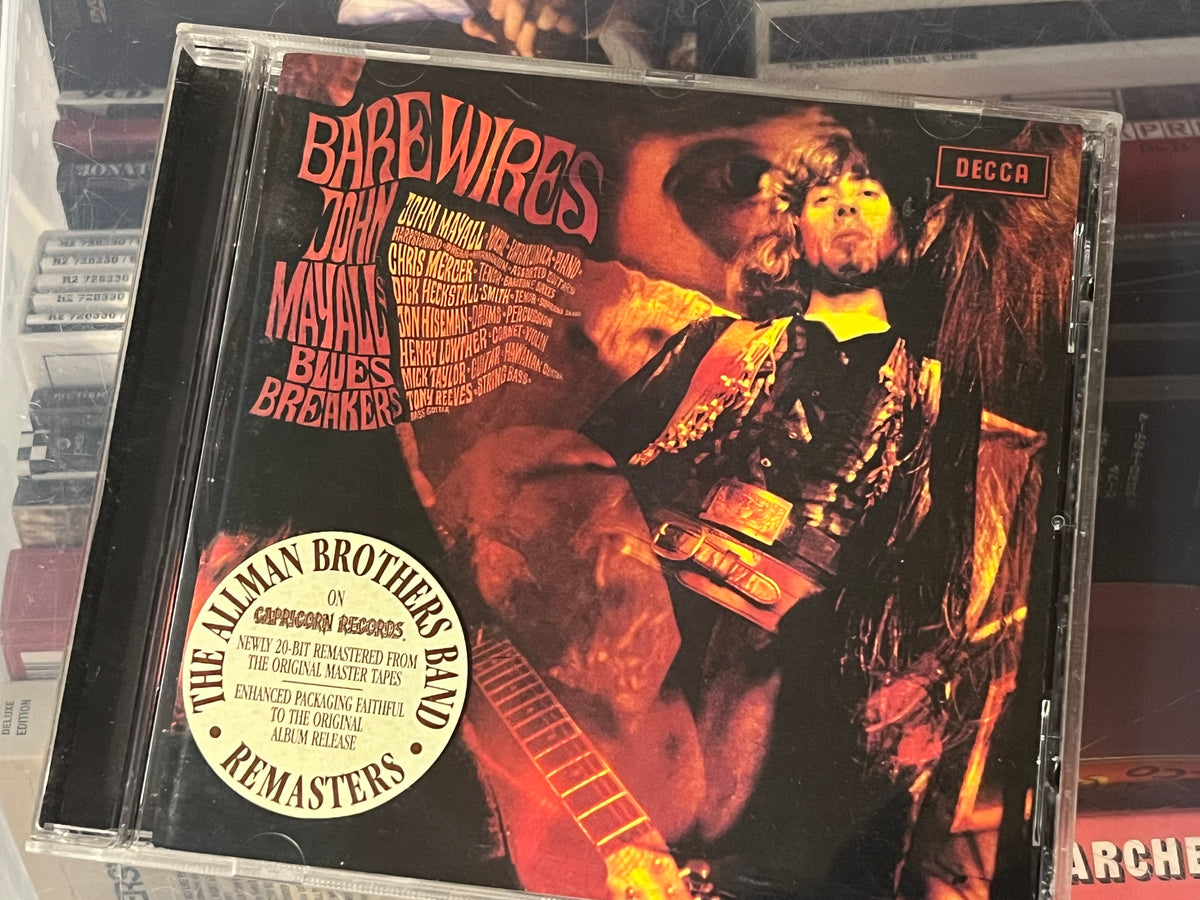 John Mayall's Bluesbreakers – Bare Wires (NM/NM) EU-07 Remaster +6 bonusspår!