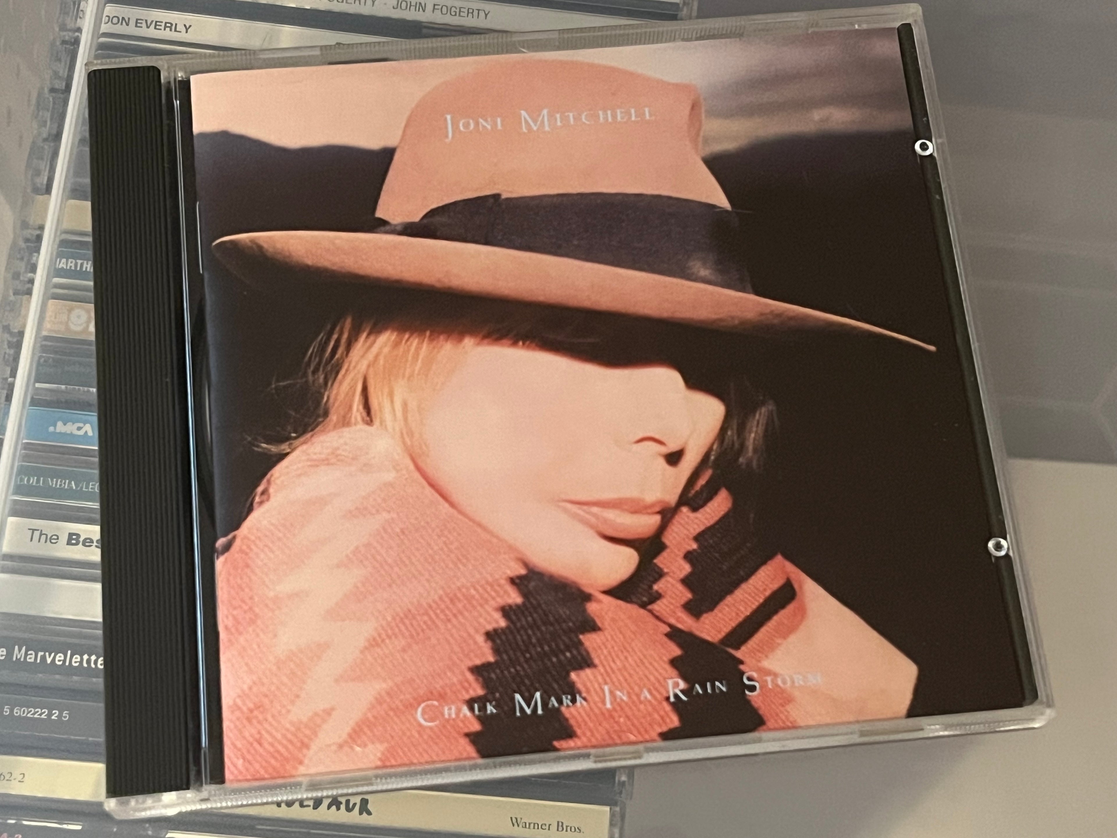 Joni Mitchell ‎– Chalk Mark In A Rain Storm (NM/NM)