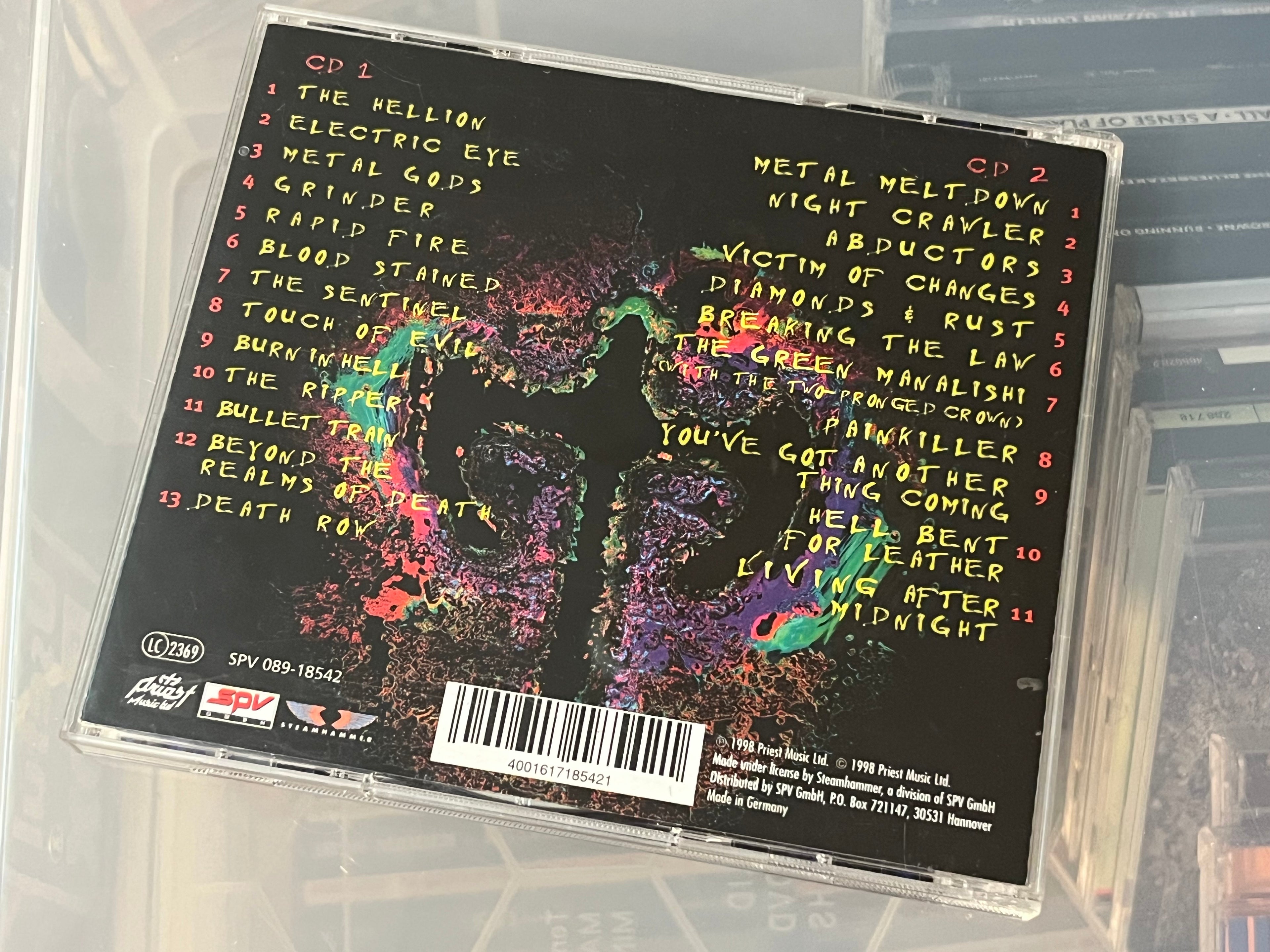 Judas Priest ‎– '98 Live Meltdown (NM/NM) 2CD EU-98
