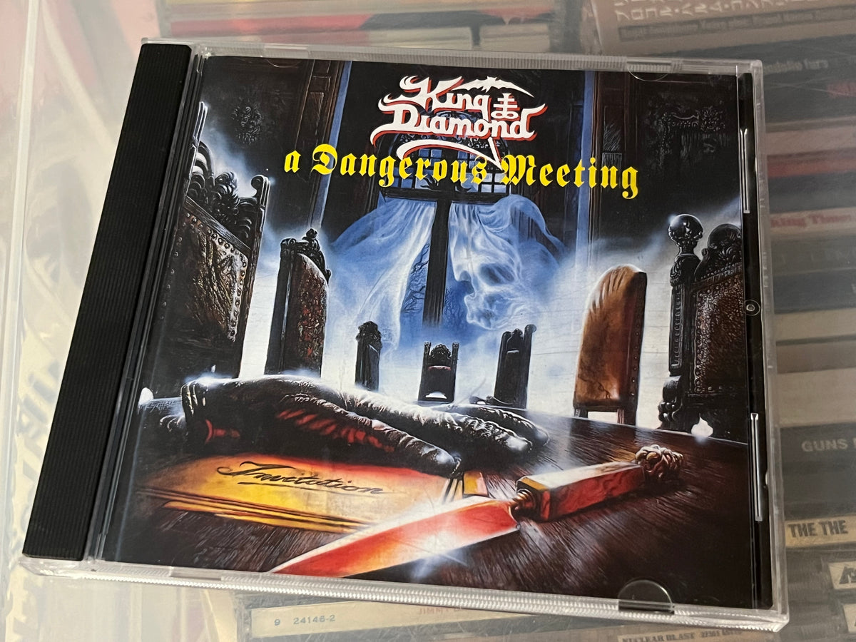 King Diamond / Mercyful Fate – A Dangerous Meeting (vg+/vg+) rare comp fr -92