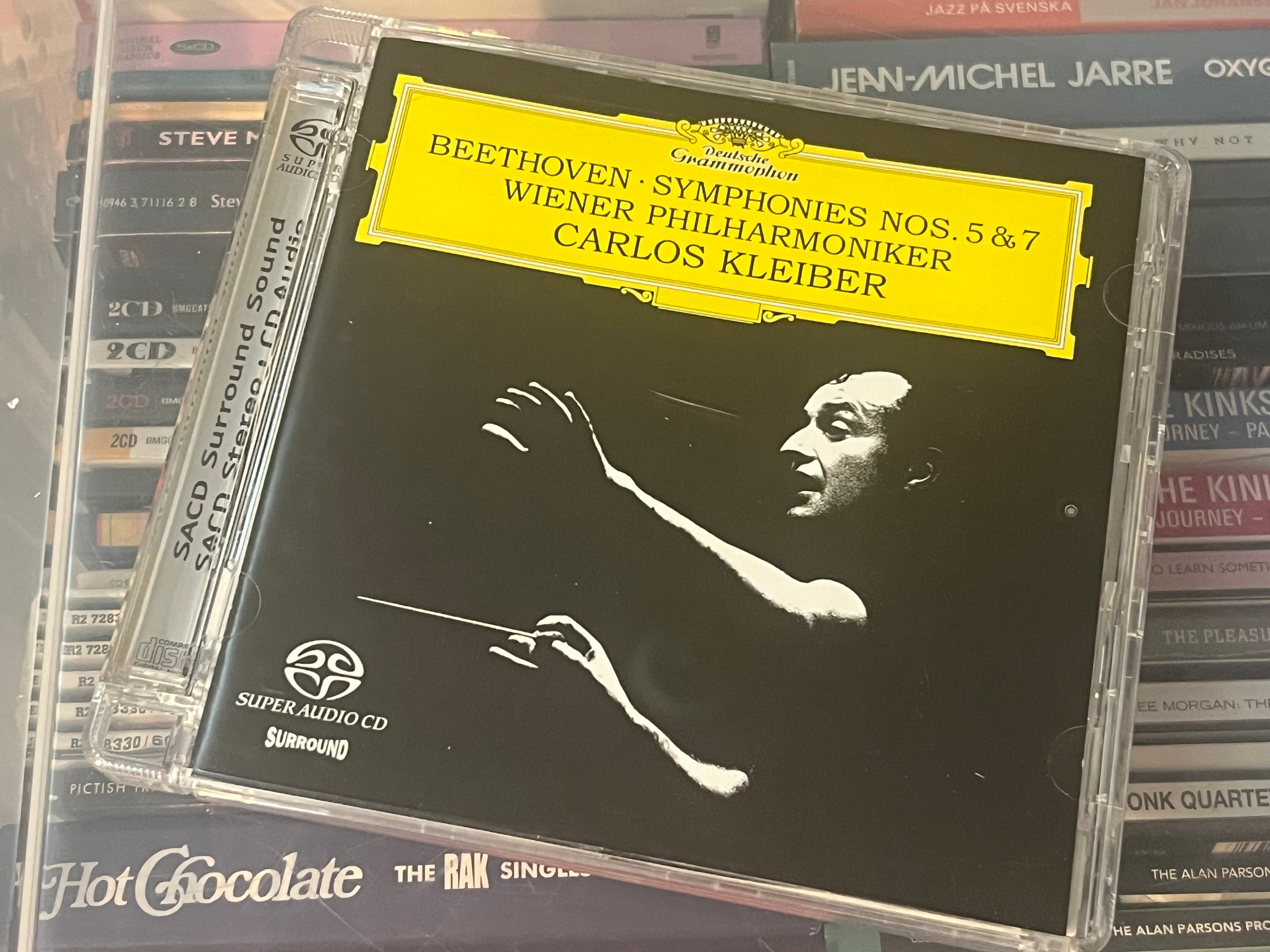 Beethoven, Wiener Philharmoniker, Carlos Kleiber ‎– Symphonies Nos. 5 & 7 (NM/NM) EU-03 Super Audio-CD Hybrid