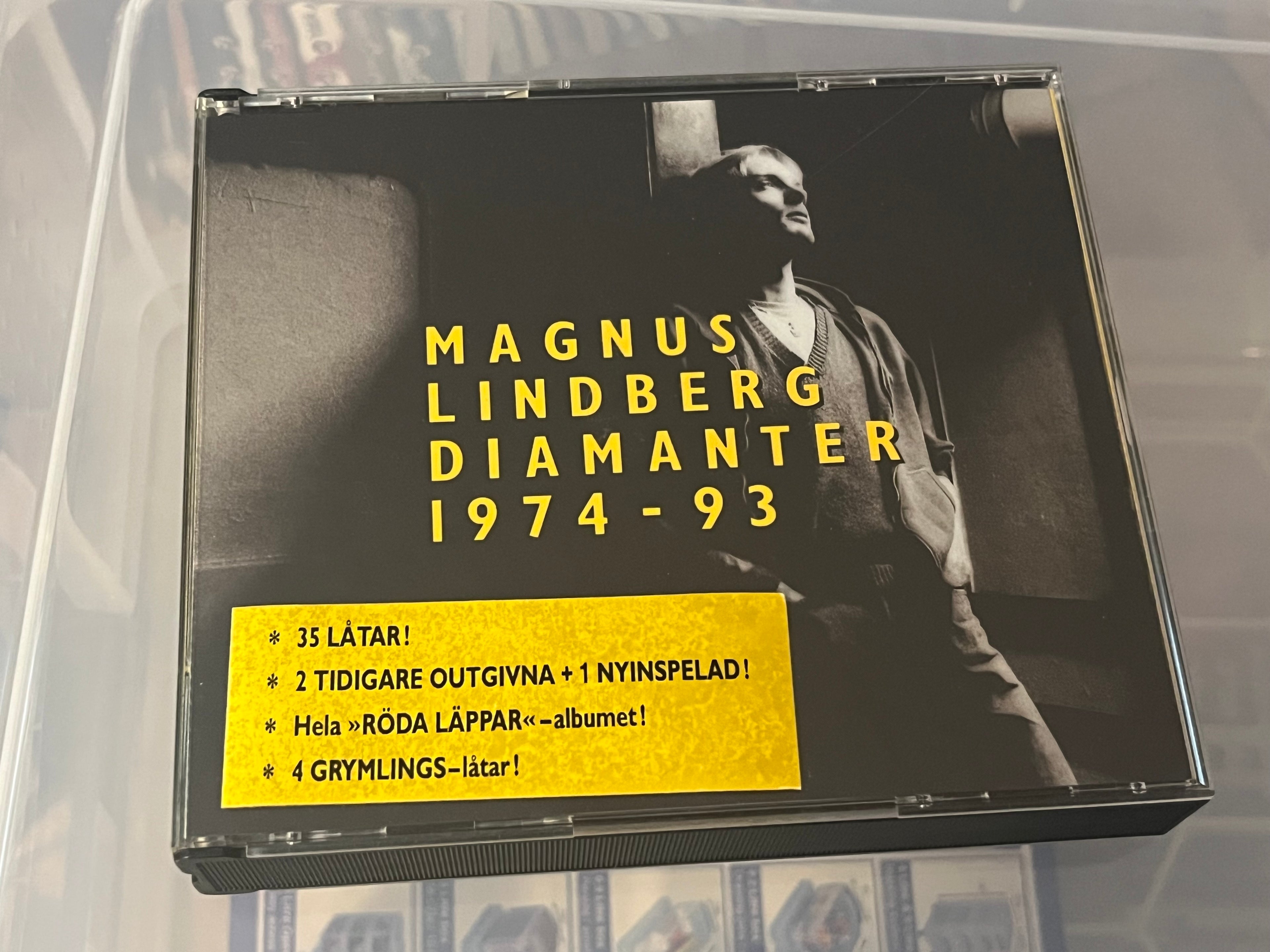 Magnus Lindberg ‎– Diamanter 1974-93 (NM/NM) 2CD Tjockbox!