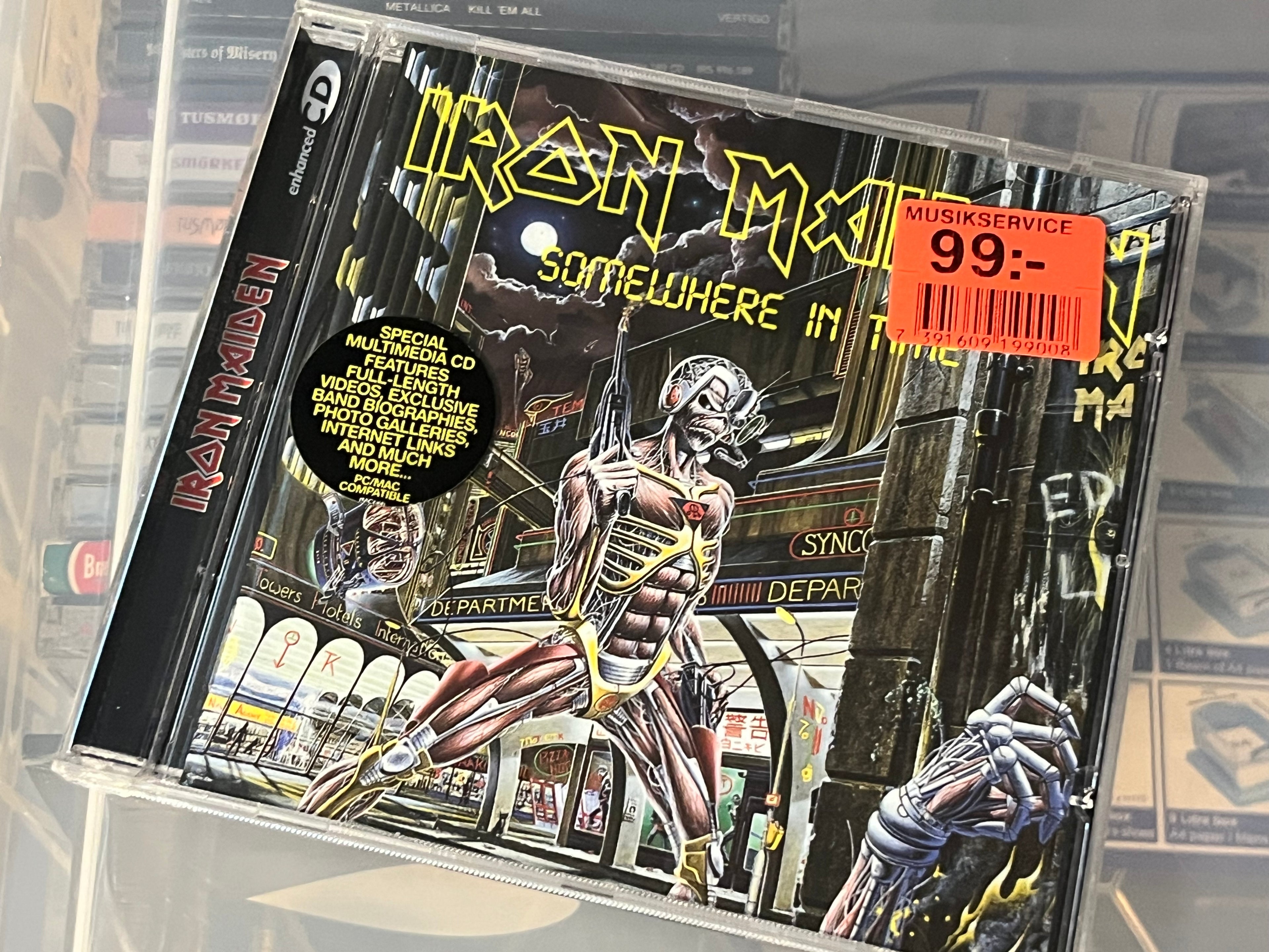 Iron Maiden - Somewhere In Time (NM/vg+) Enhanced cd