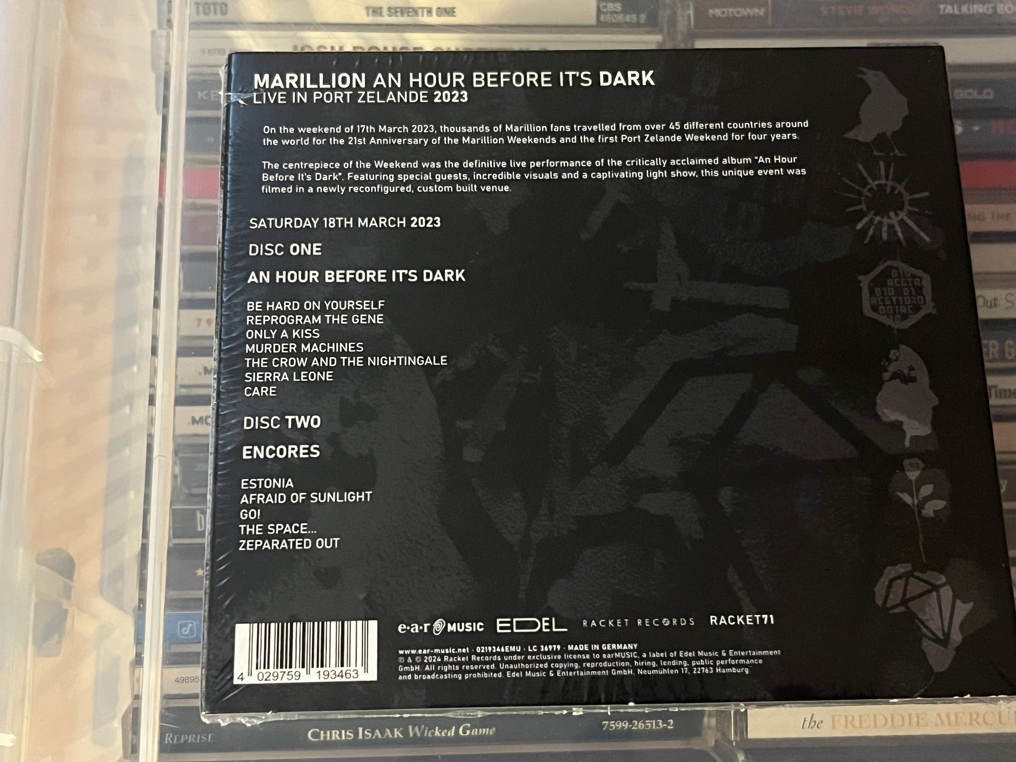 Marillion – An Hour Before It's Dark Live In Port Zelande 2023 (SEALED) 2CD