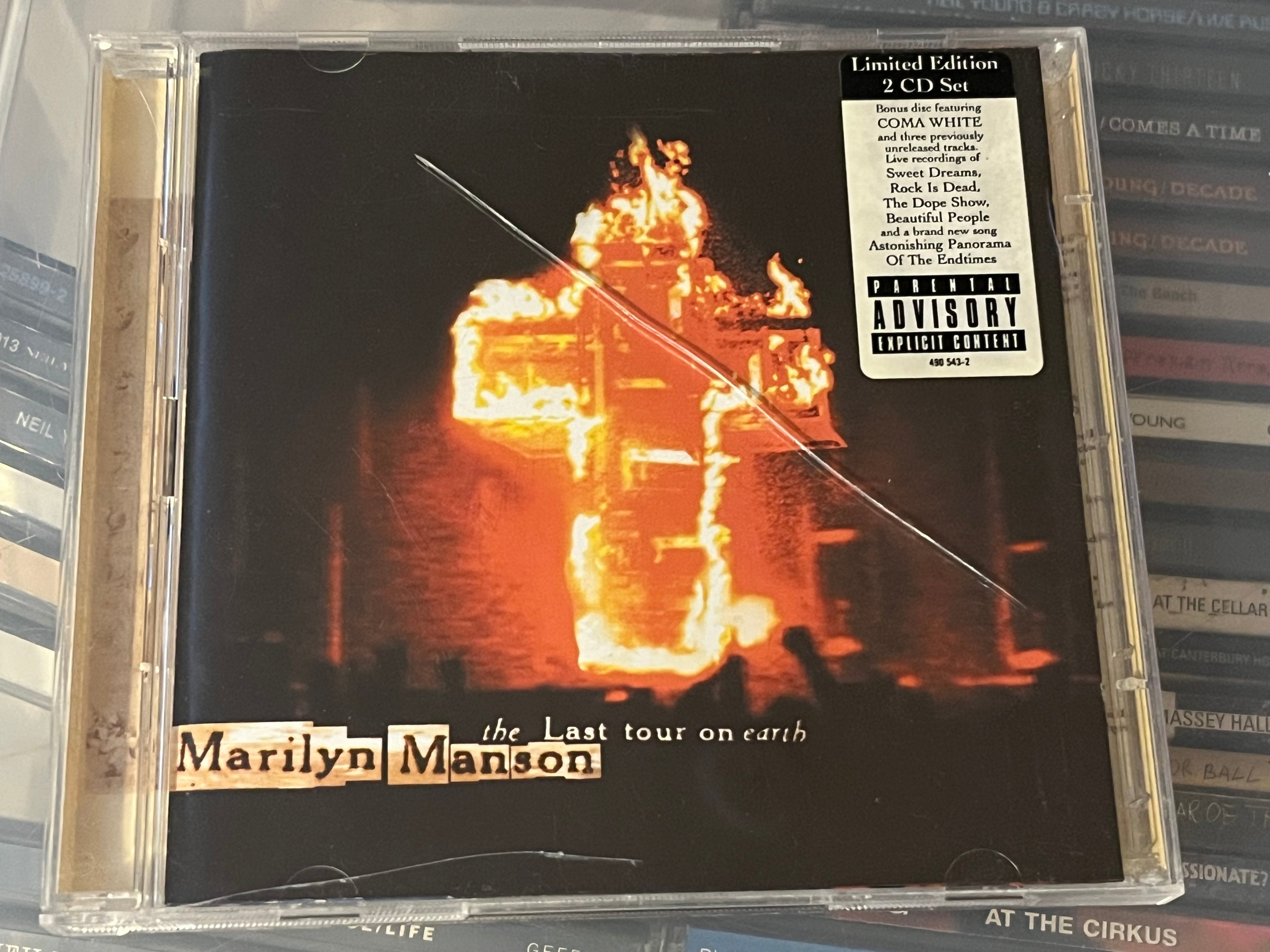 Marilyn Manson - The Last Tour On Earth (vg+/vg+) 2CD-versionen