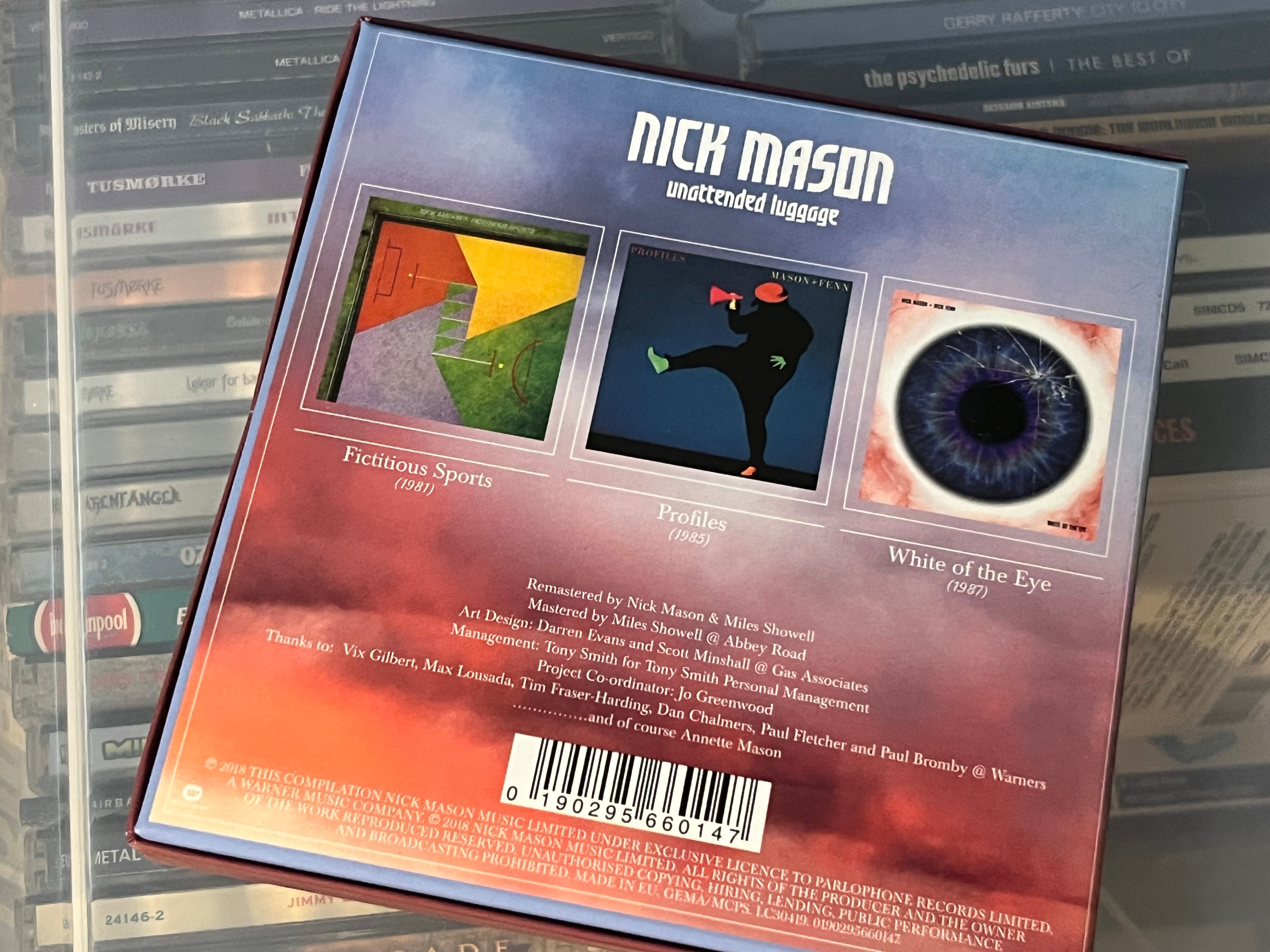 Nick Mason ‎– Unattended Luggage (NM/NM) EU-18 3CD-box!