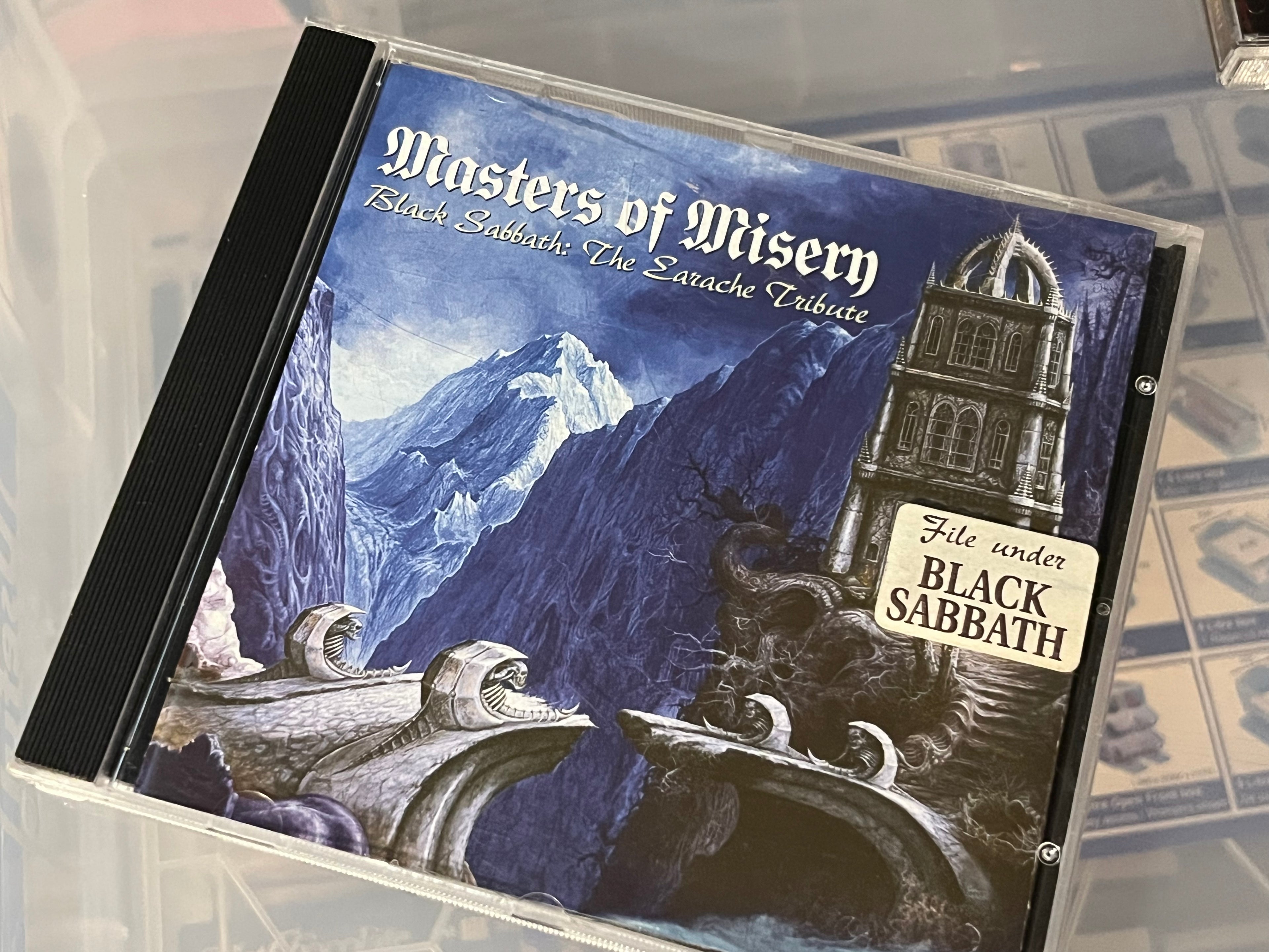 Various – Masters Of Misery - Black Sabbath: The Earache Tribute (vg+/vg+) 1997