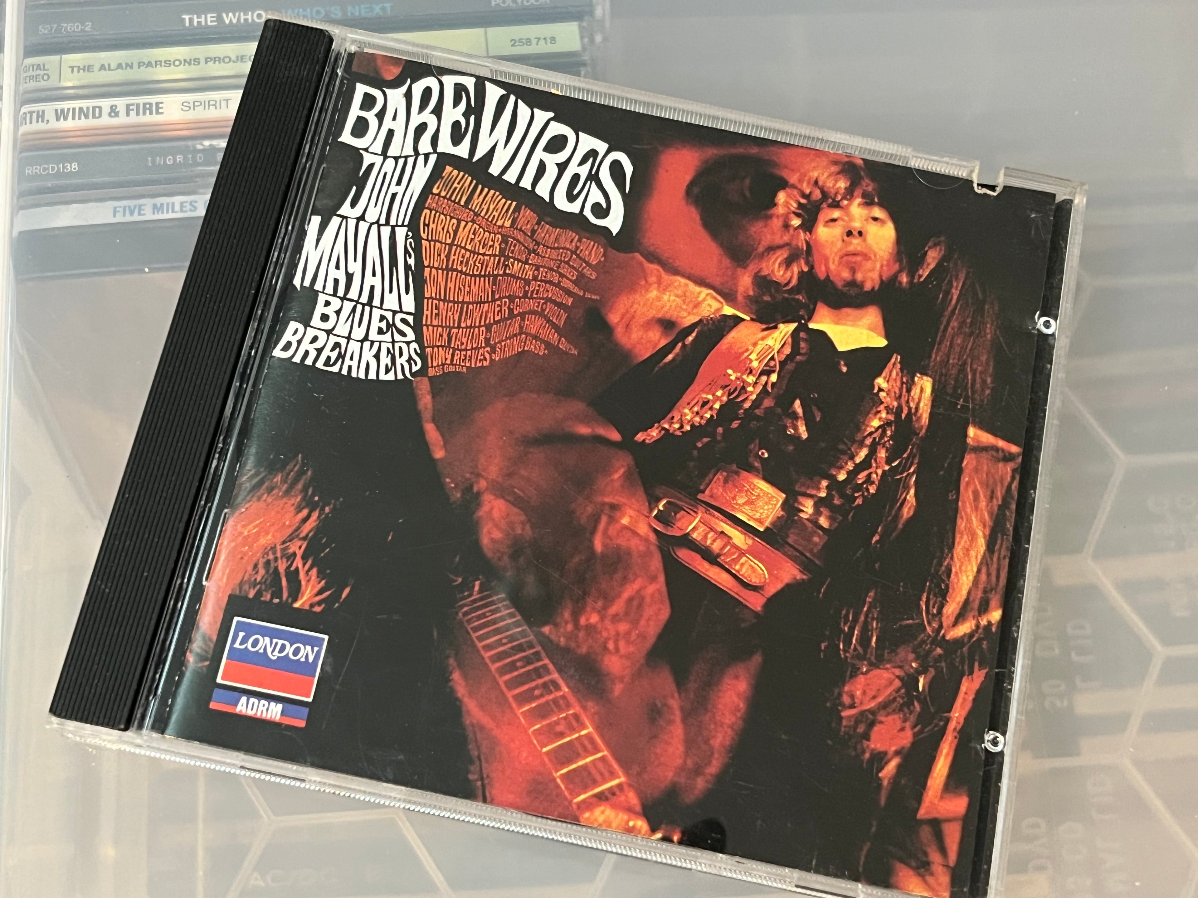John Mayall's Bluesbreakers ‎– Bare Wires (NM/NM) US-88 Remaster