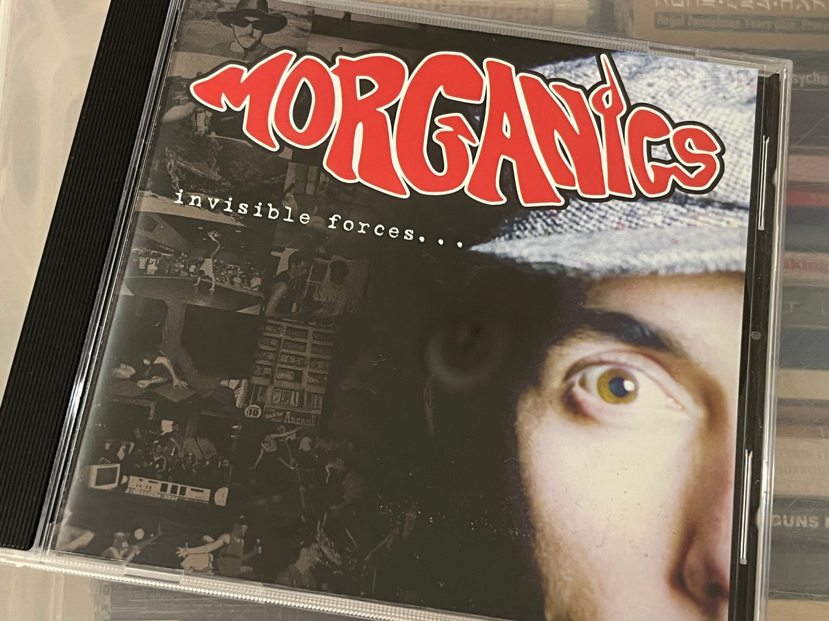 Morganics ‎– Invisible Forces... (NM/NM) AUS-02 Småsvår australiensisk hiphop.