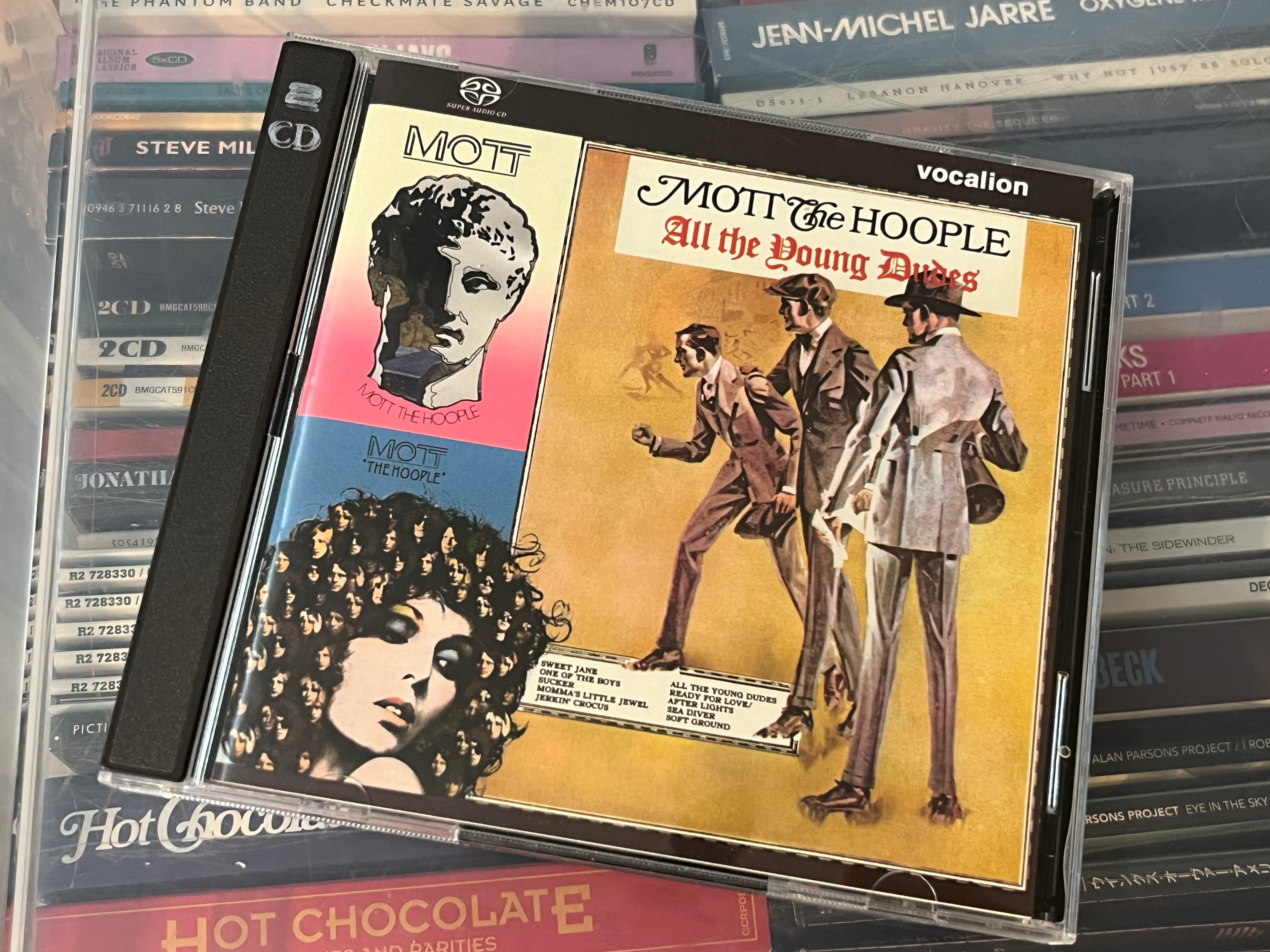 Mott The Hoople ‎– "The Hoople", All The Young Dudes & Mott (NM/NM) UK-21 Super Audio-CD Hybrid Quadrophonic 3LP on 2CD