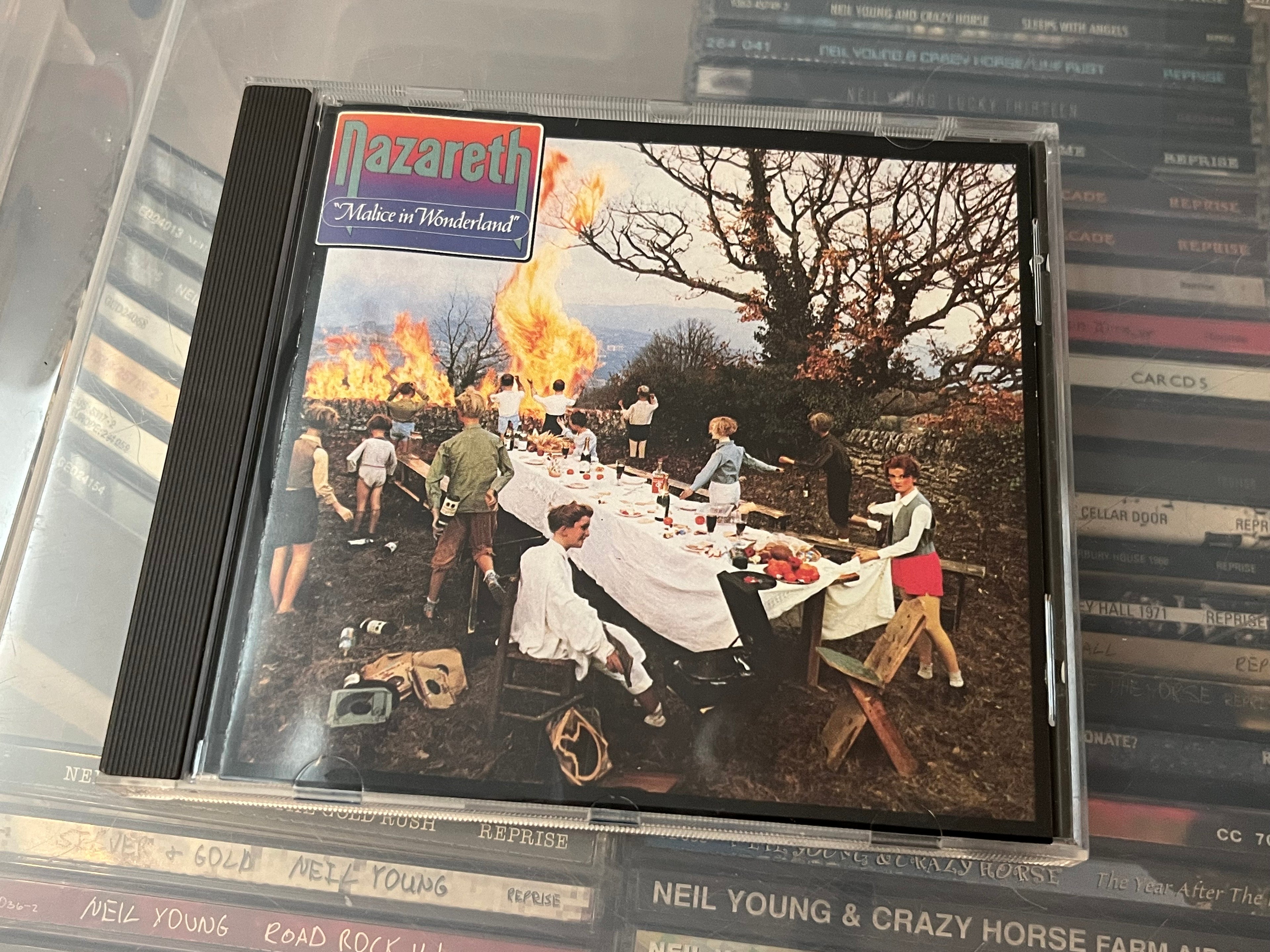 Nazareth – Malice In Wonderland (NM/vg+) bakre inlay lite vågigt. Första UK-press (1990) **CLACD 181 - RARE**