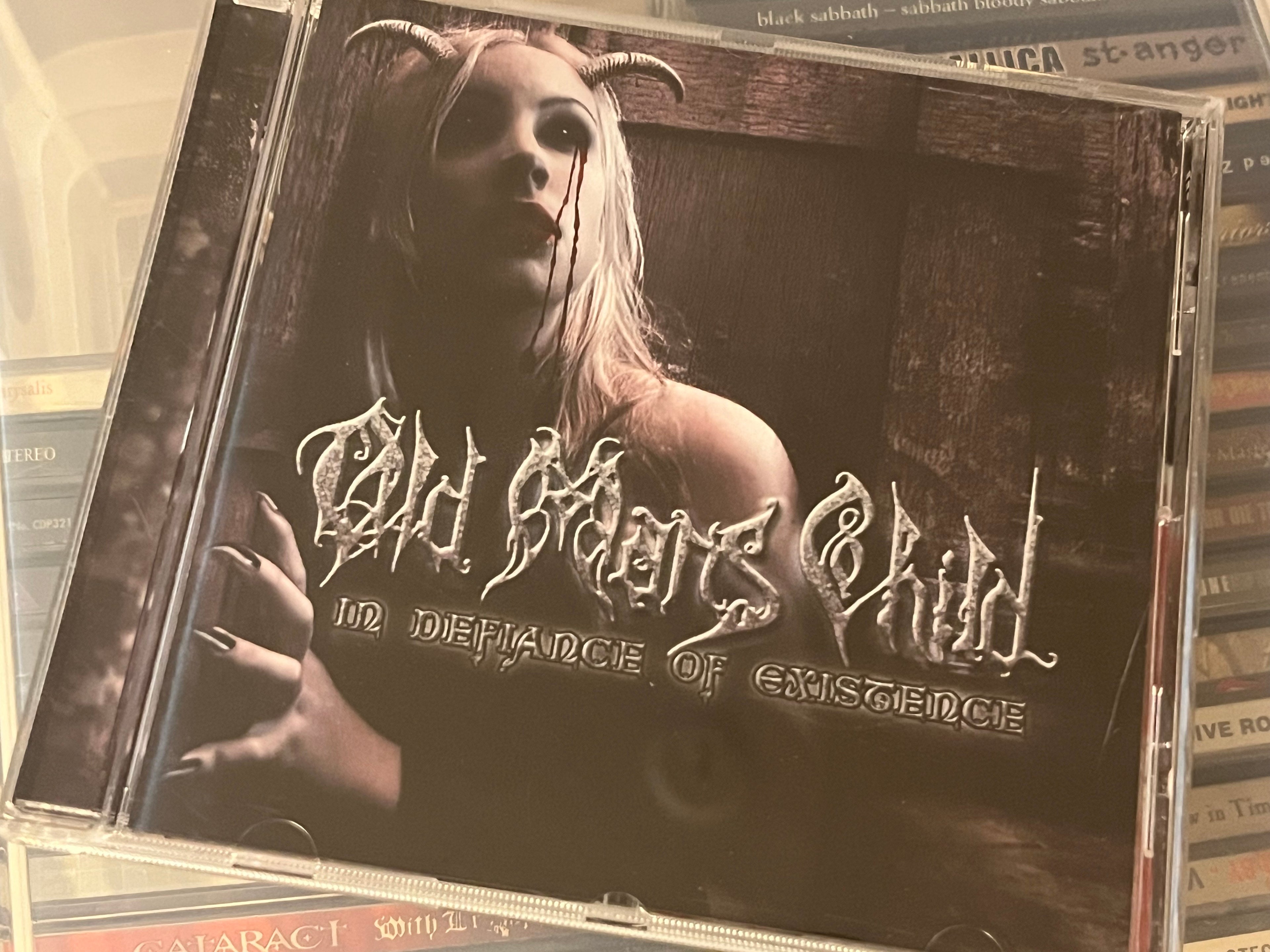 Old Man's Child ‎– In Defiance Of Existence (NM/NM) ***RARE BLACK METAL***