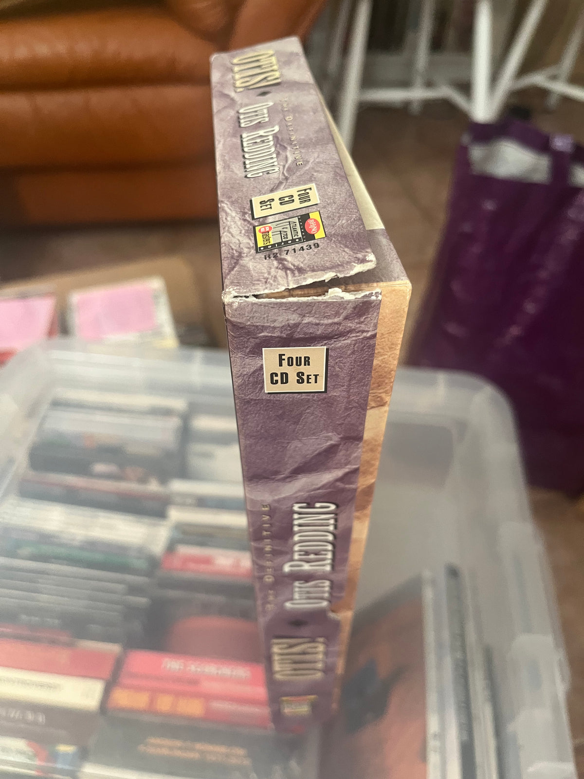 Otis Redding ‎– Otis! - The Definitive Otis Redding (NM/NM/vg+) 4CD Box! (Ena hörnet släppt på boxen)