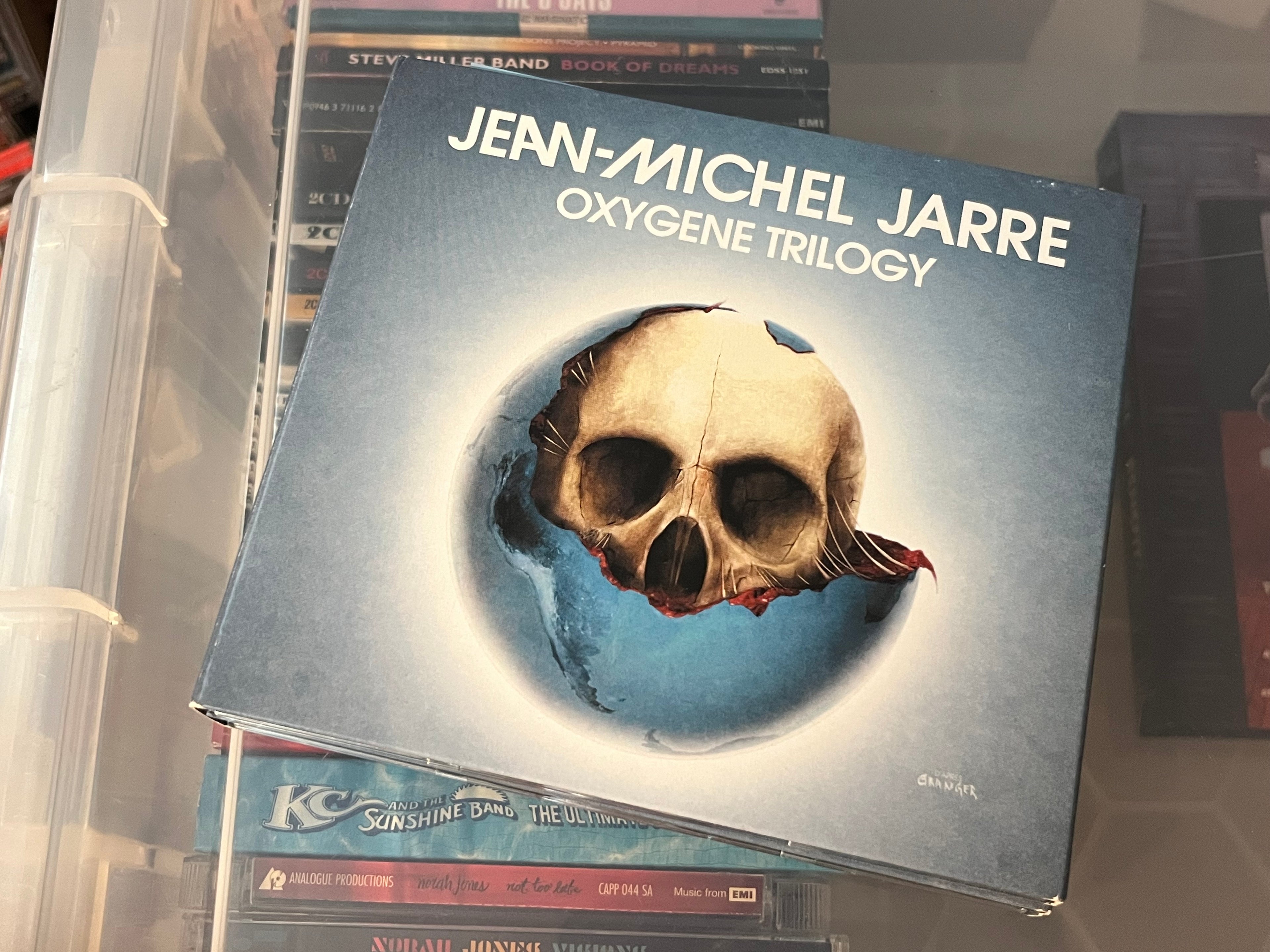 Jean-Michel Jarre ‎– Oxygene Trilogy (NM/vg+) 3CD EU-16 minor shelfwear digi