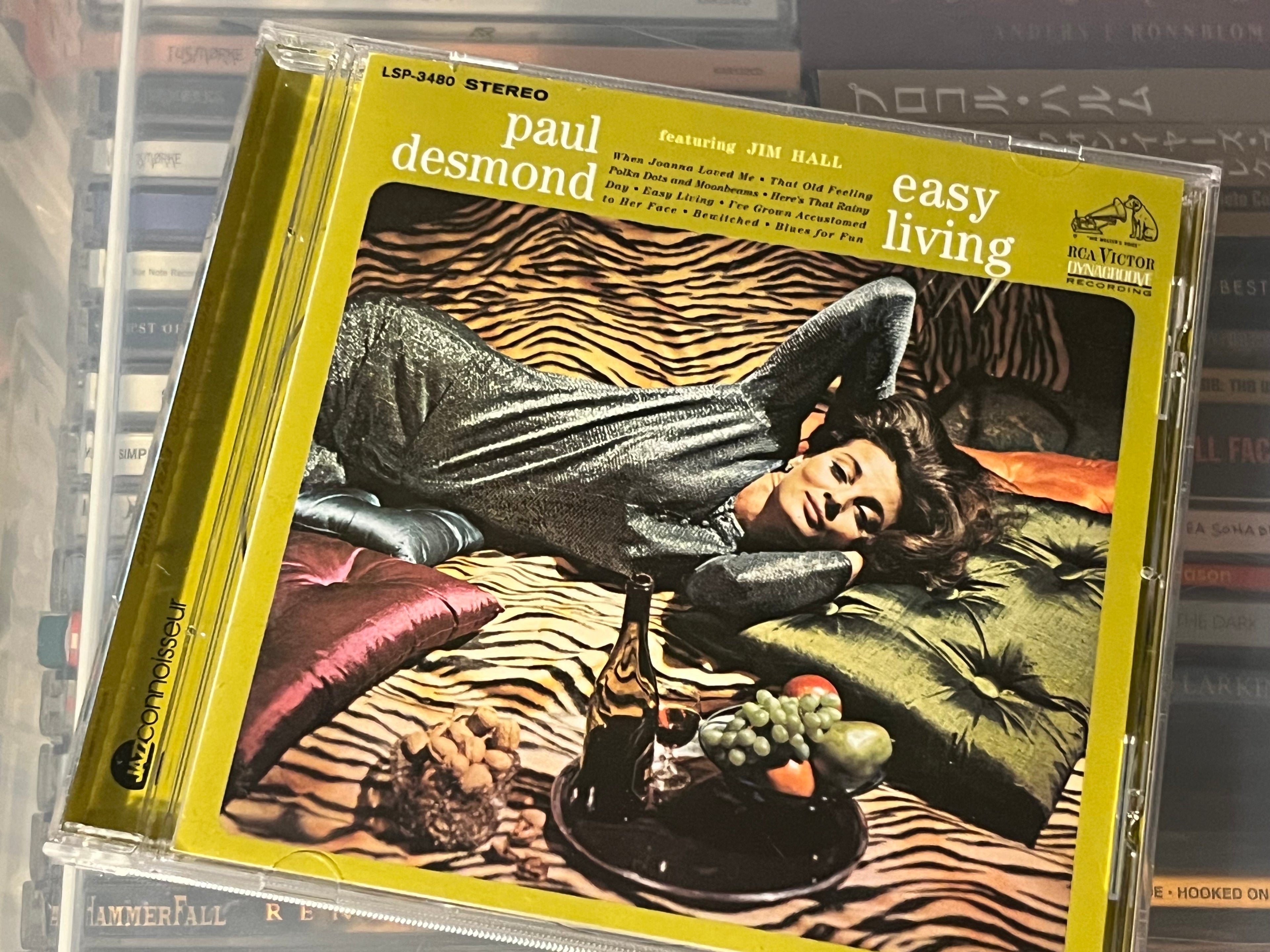 Paul Desmond – Easy Living (NM/NM) EU-16 Remaster +3 bonusspår!