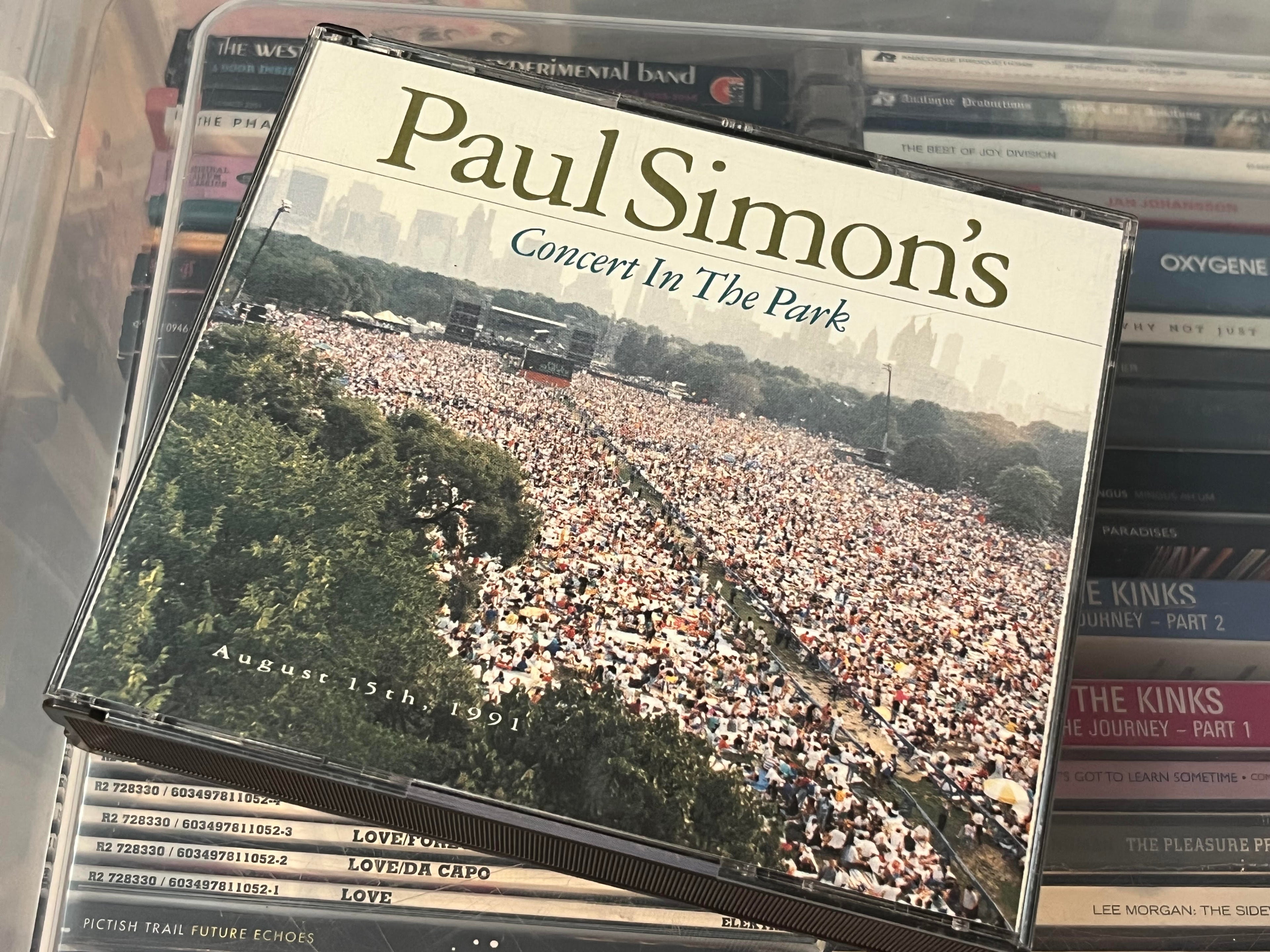 Paul Simon ‎– Paul Simon's Concert In The Park (August 15th, 1991) (NM/vg+/NM) 2CD Tjockbox!
