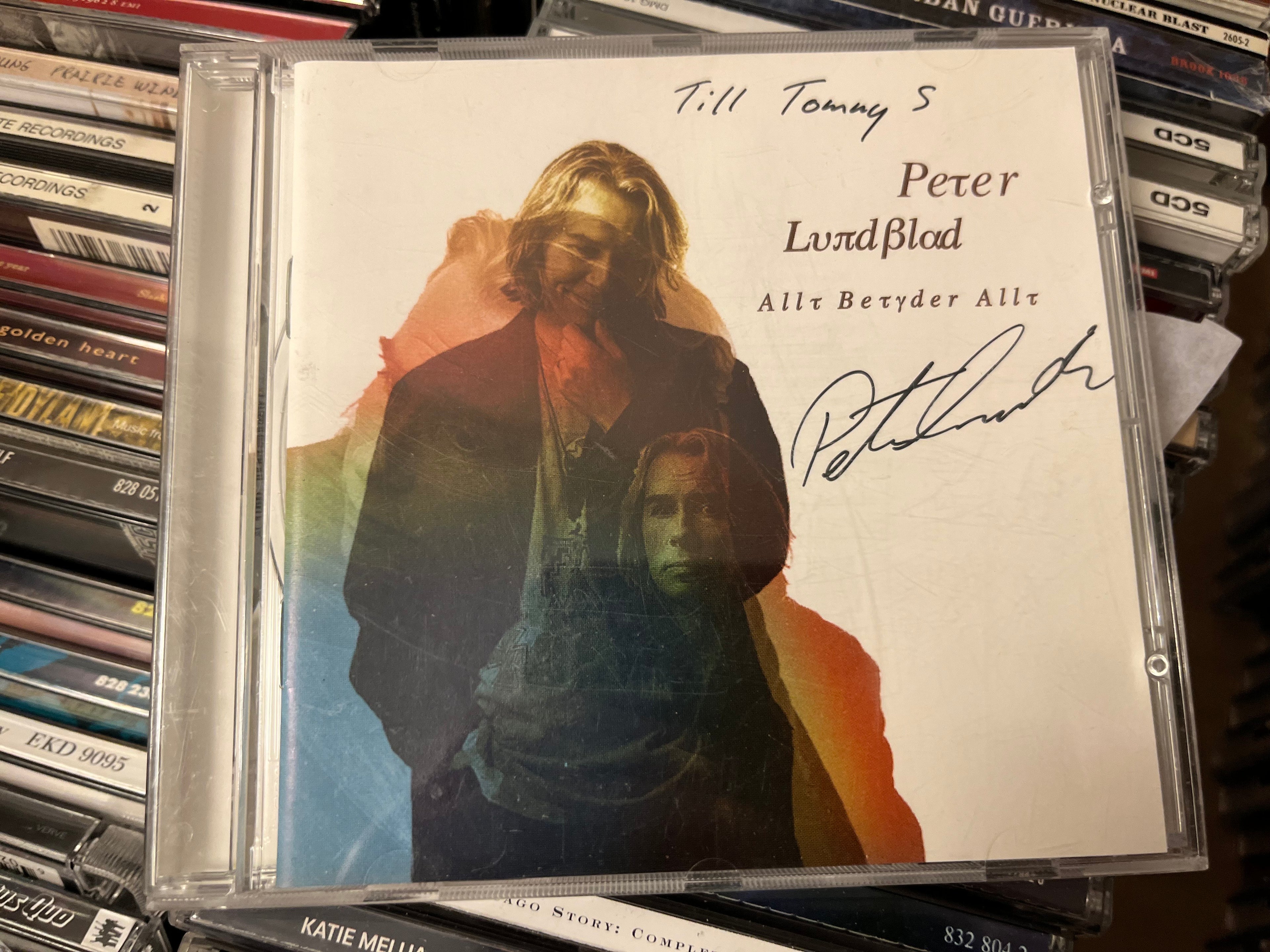Peter Lundblad – Allt Betyder Allt (NM/NM) Signerad till Tommy!