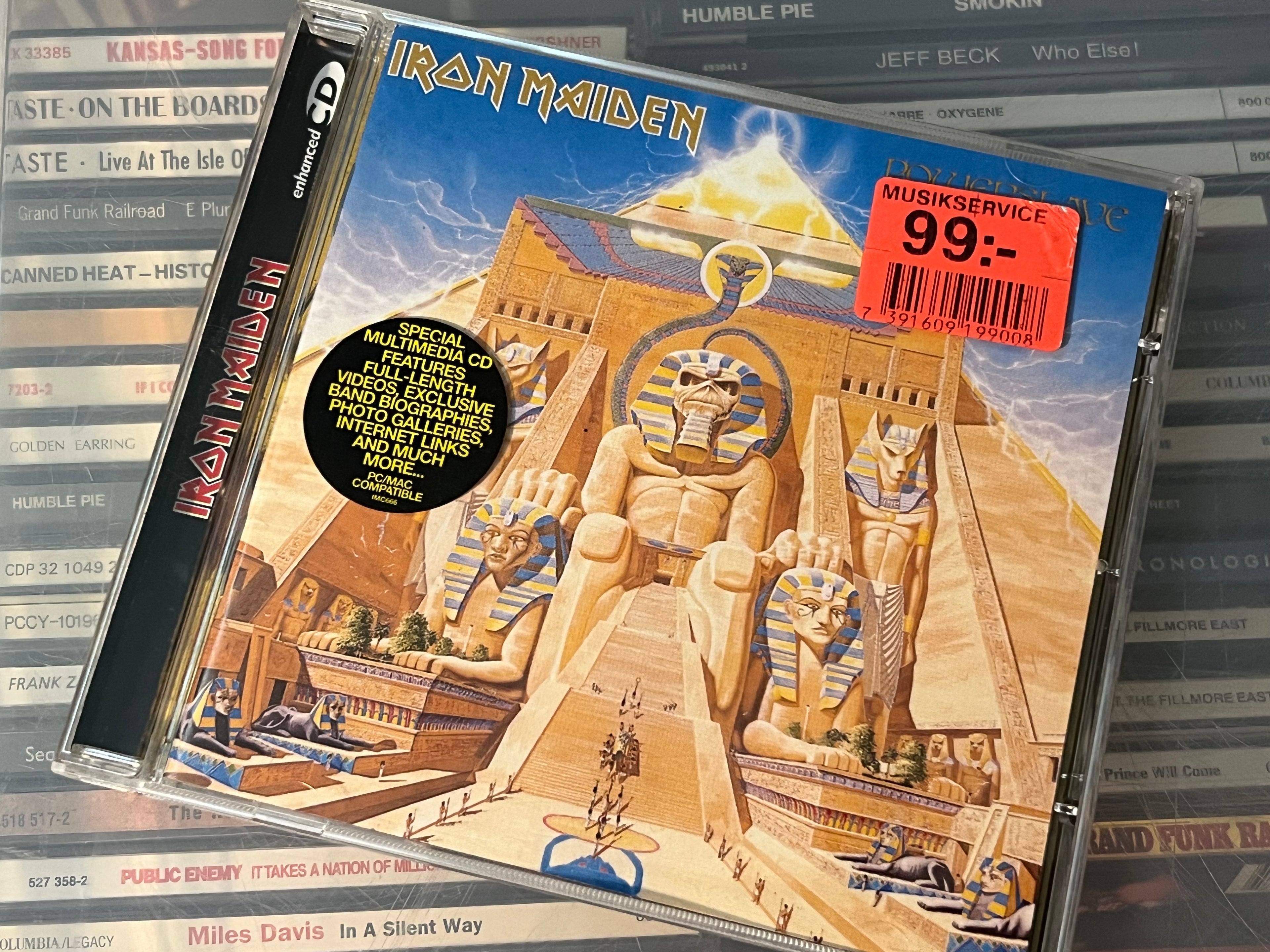 Iron Maiden ‎– Powerslave (NM/NM) Remaster UK-98 Enhanced-version