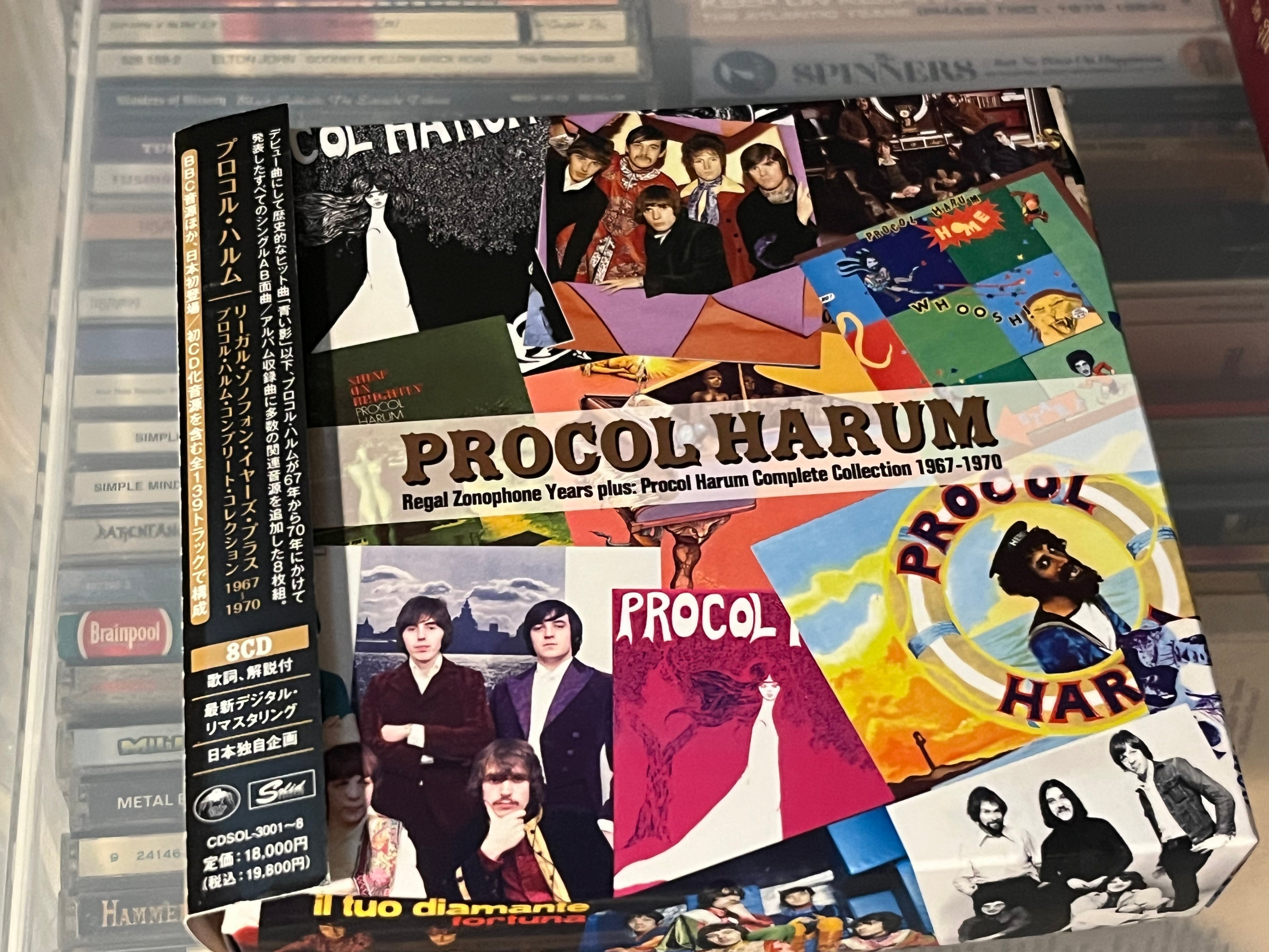 Procol Harum ‎– Regal Zonophone Years Plus: Procol Harum Complete Collection 1967-1970 (NM/NM) JAPAN-21 8CD Box Set! ***RARE***