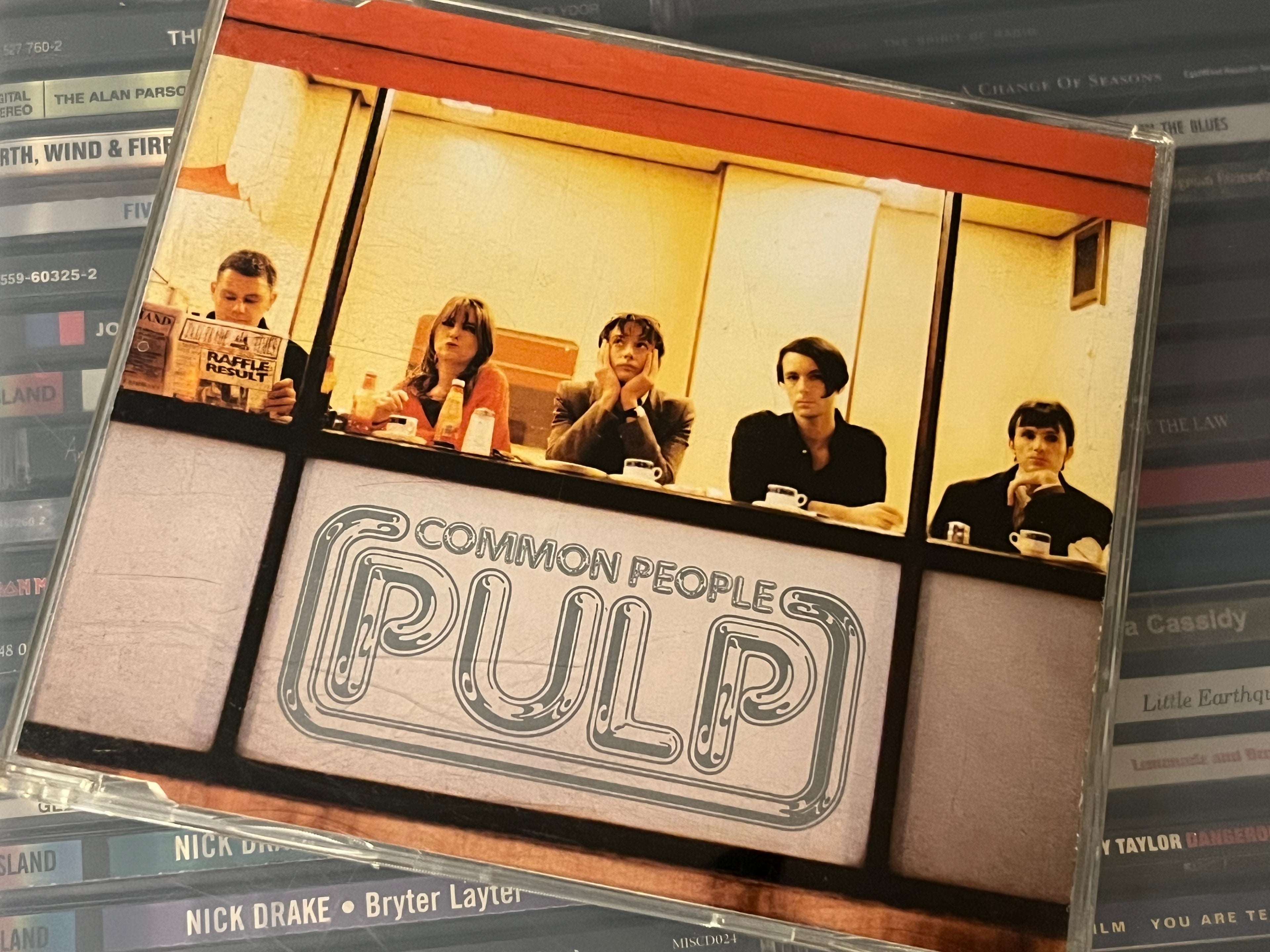 Pulp - Common People (vg+/vg+) 3-spårs single slimcase