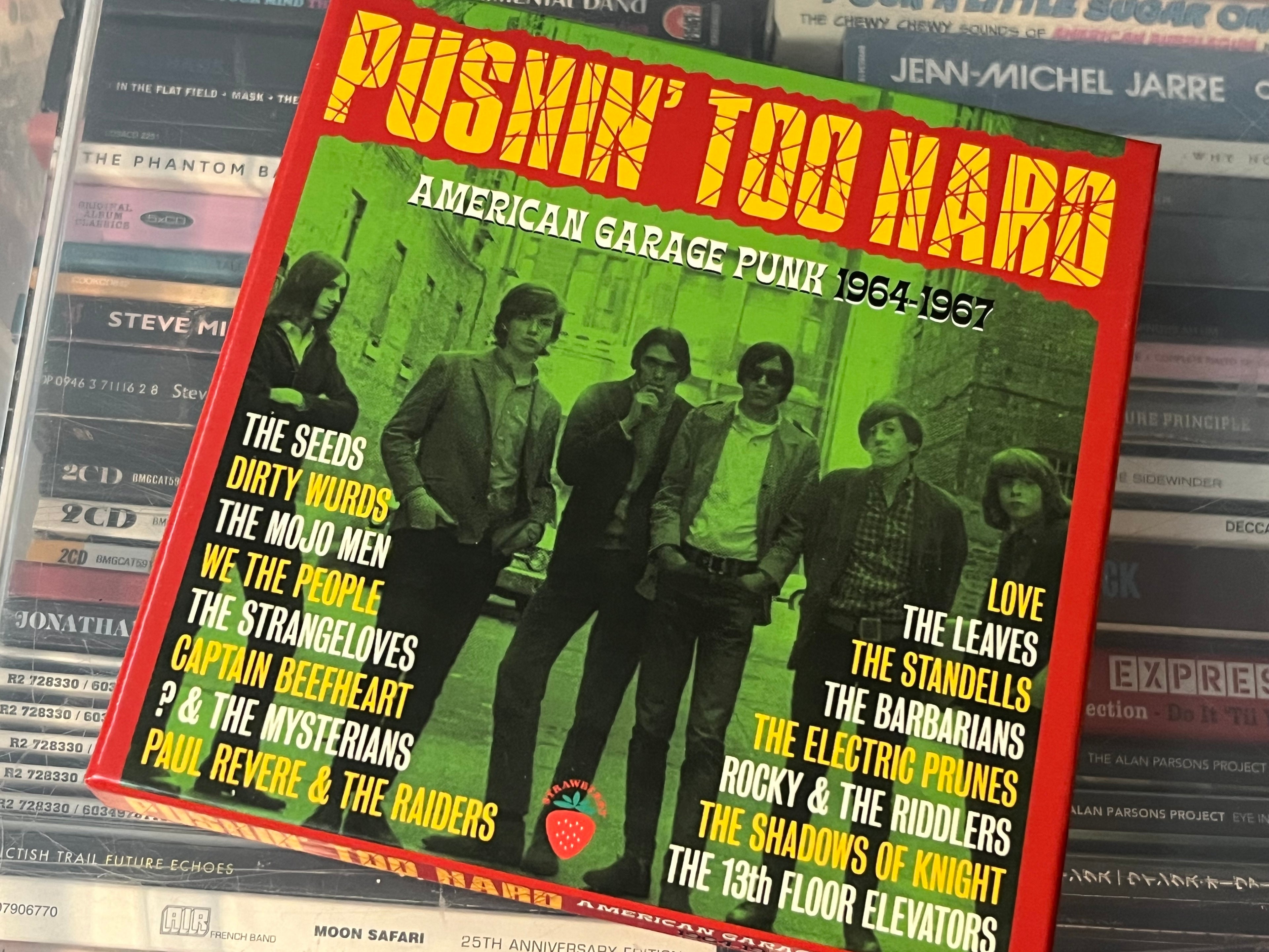 Various – Pushin' Too Hard (American Garage Punk 1964-67) (NM/NM) UK-24 3CD Clamshell box
