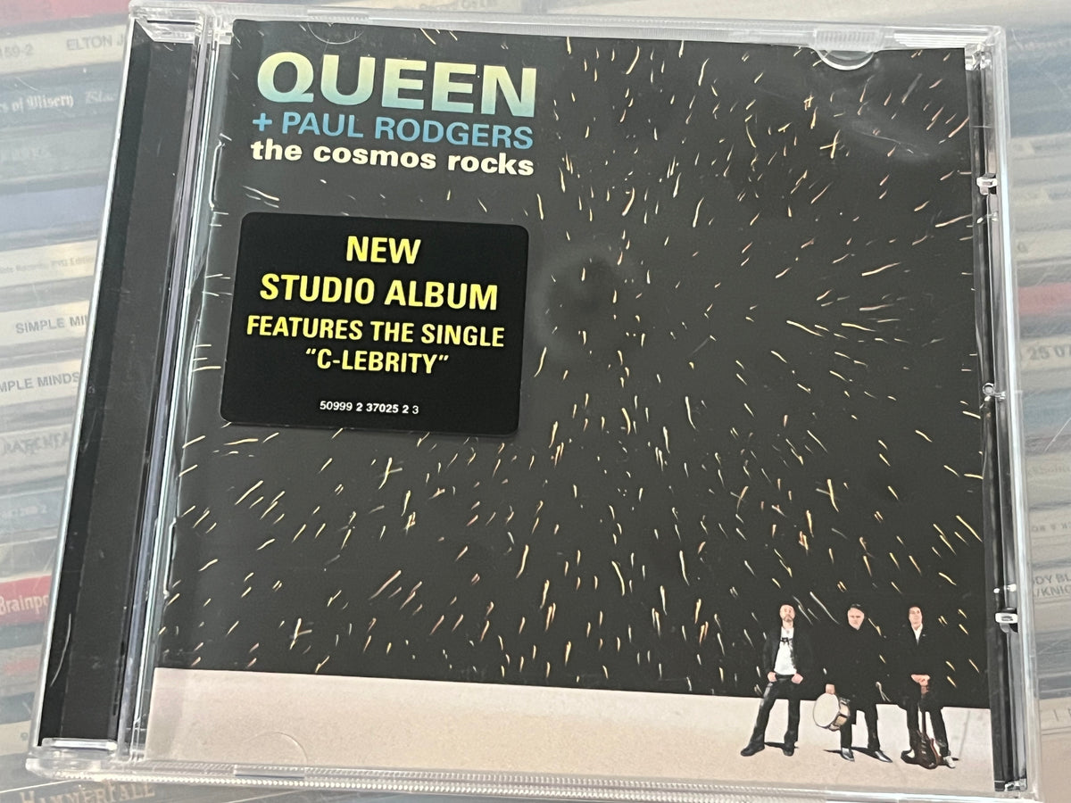 Queen + Paul Rodgers – The Cosmos Rocks (NM/vg+) fult märke baksida booklet