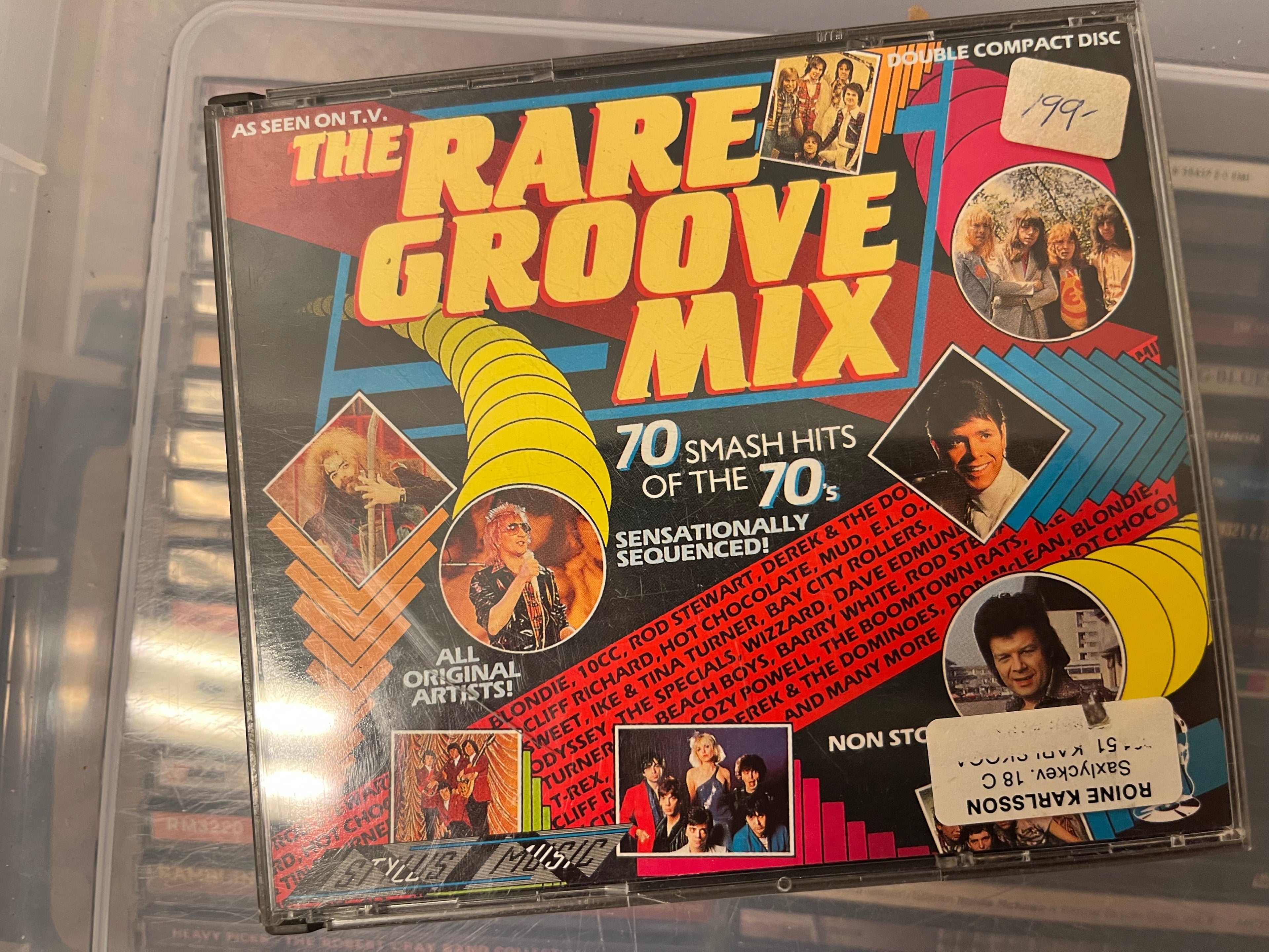 Various – The Rare Groove Mix (NM/NM) 2CD Tjockbox