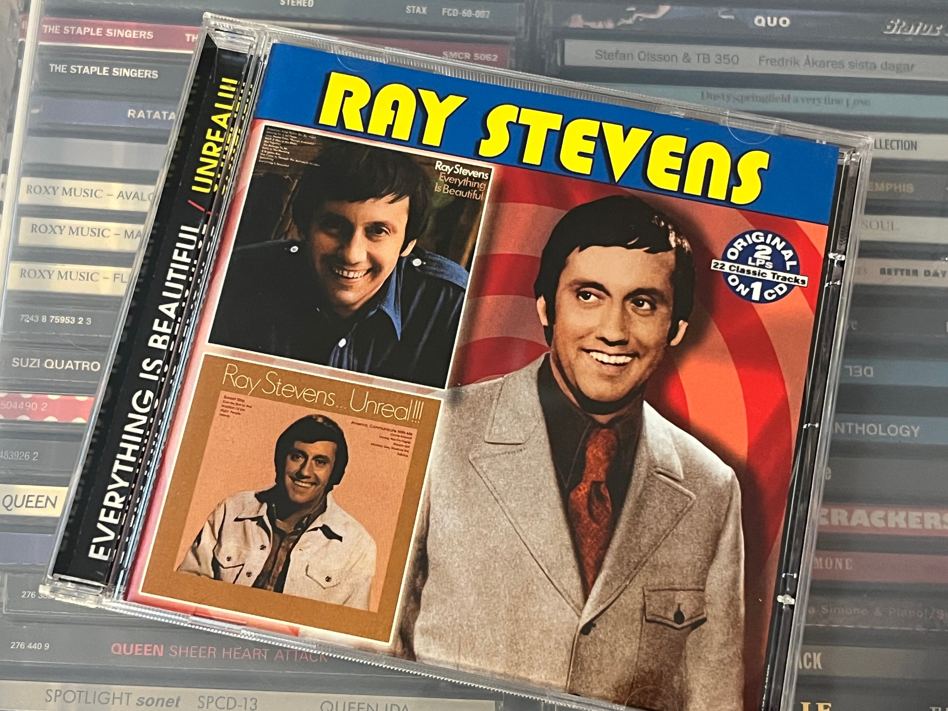 Ray Stevens ‎– Everything Is Beautiful / Unreal!!! (NM/NM) 2LP på en CD ***RARE***
