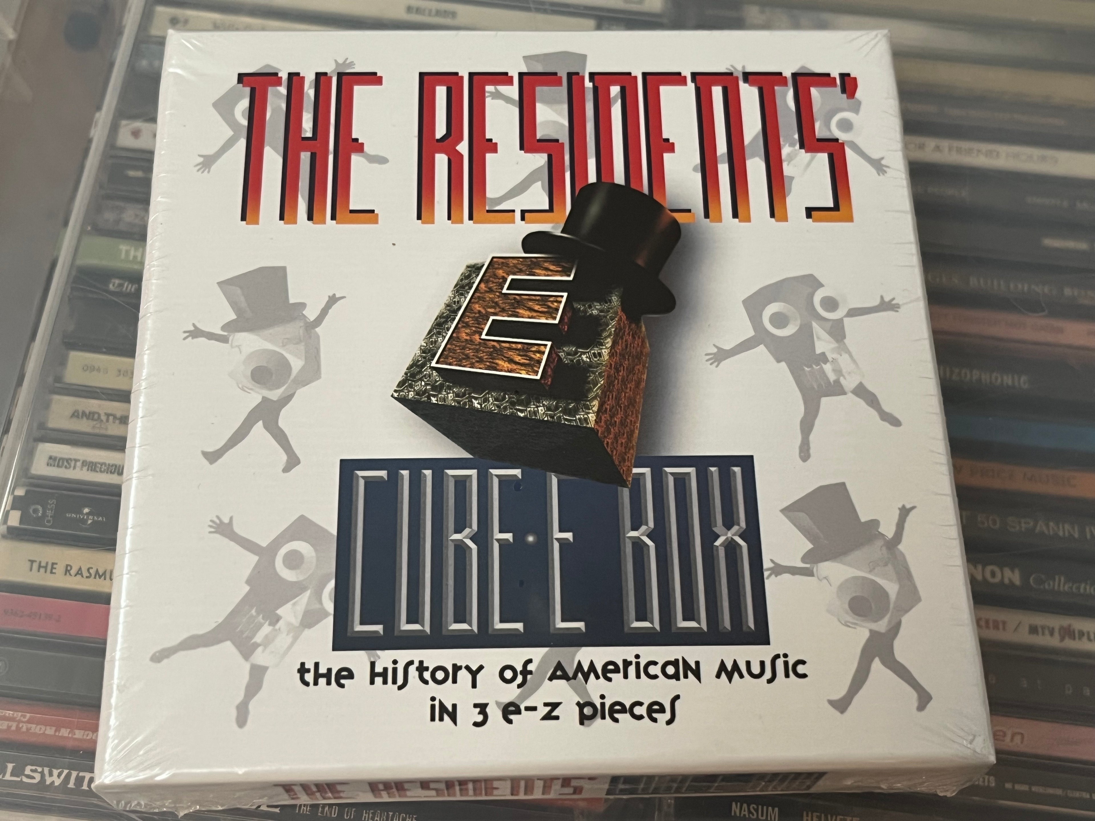 The Residents ‎– Cube-E Box (The History Of American Music In 3 E-Z Pieces) (SEALED) 7CD-BOX!!