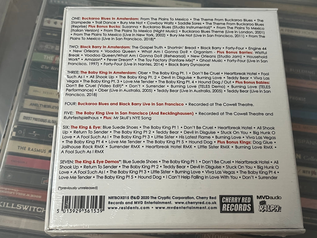 The Residents ‎– Cube-E Box (The History Of American Music In 3 E-Z Pieces) (SEALED) 7CD-BOX!!